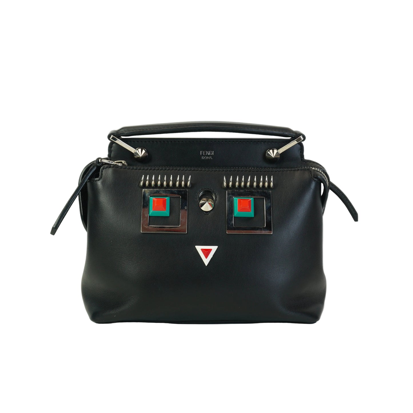 Fendi Dotcom Click Hyponoteyes Black Bag Small SHW