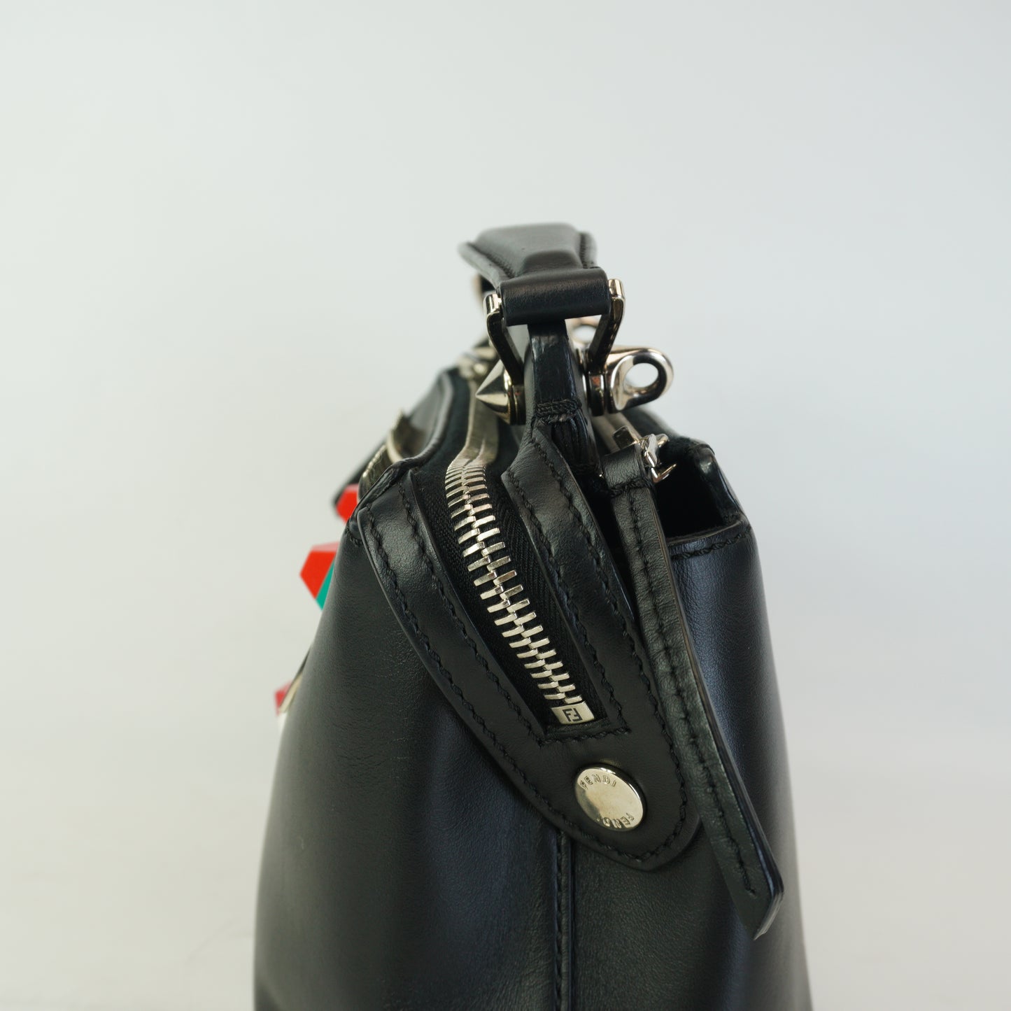 Fendi Dotcom Click Hyponoteyes Black Bag Small SHW