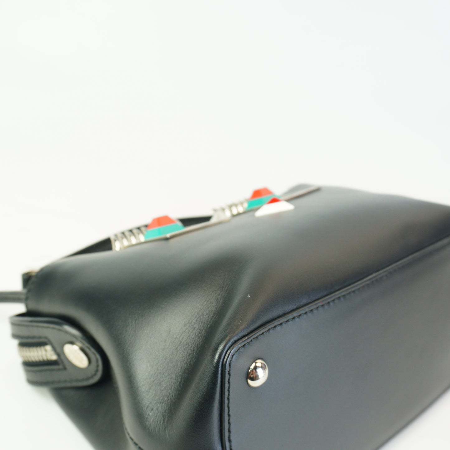 Fendi Dotcom Click Hyponoteyes Black Bag Small SHW