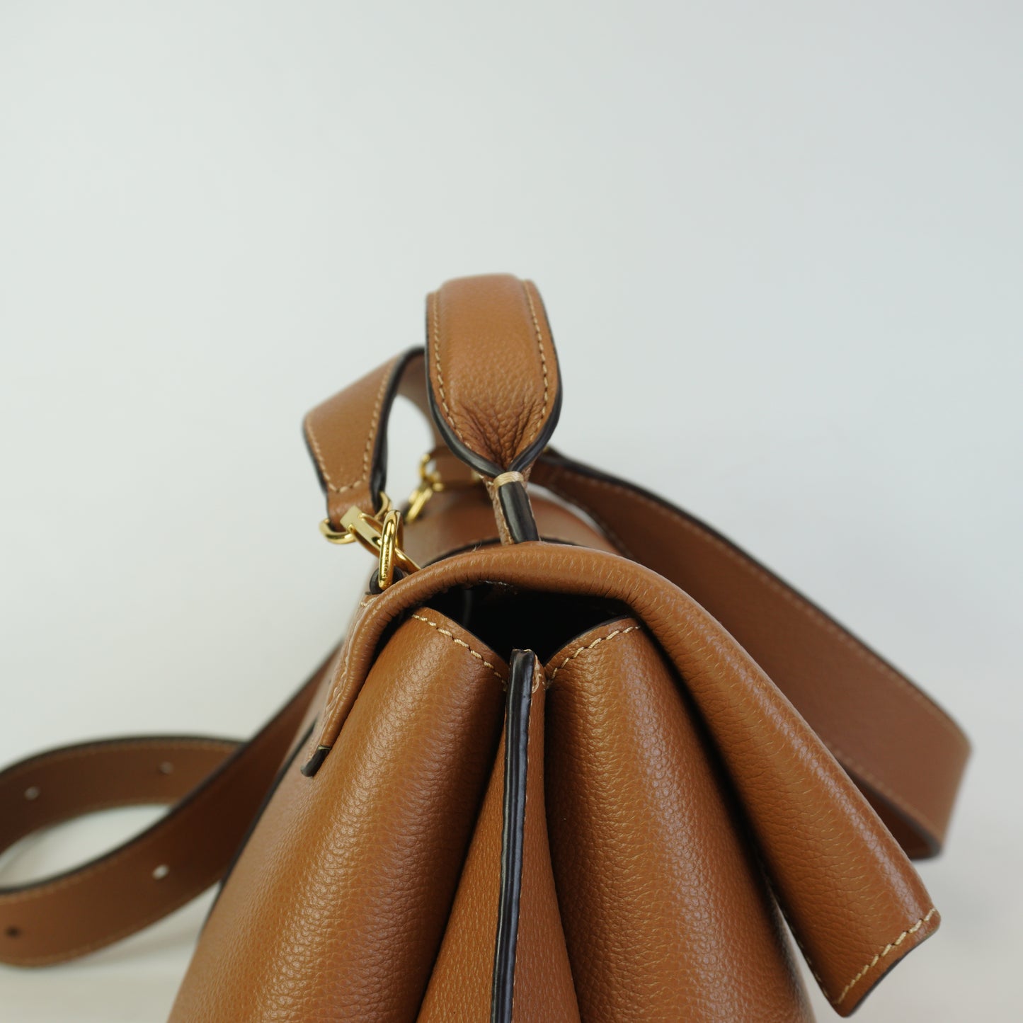Polene Mokki Bag Camel Medium GHW