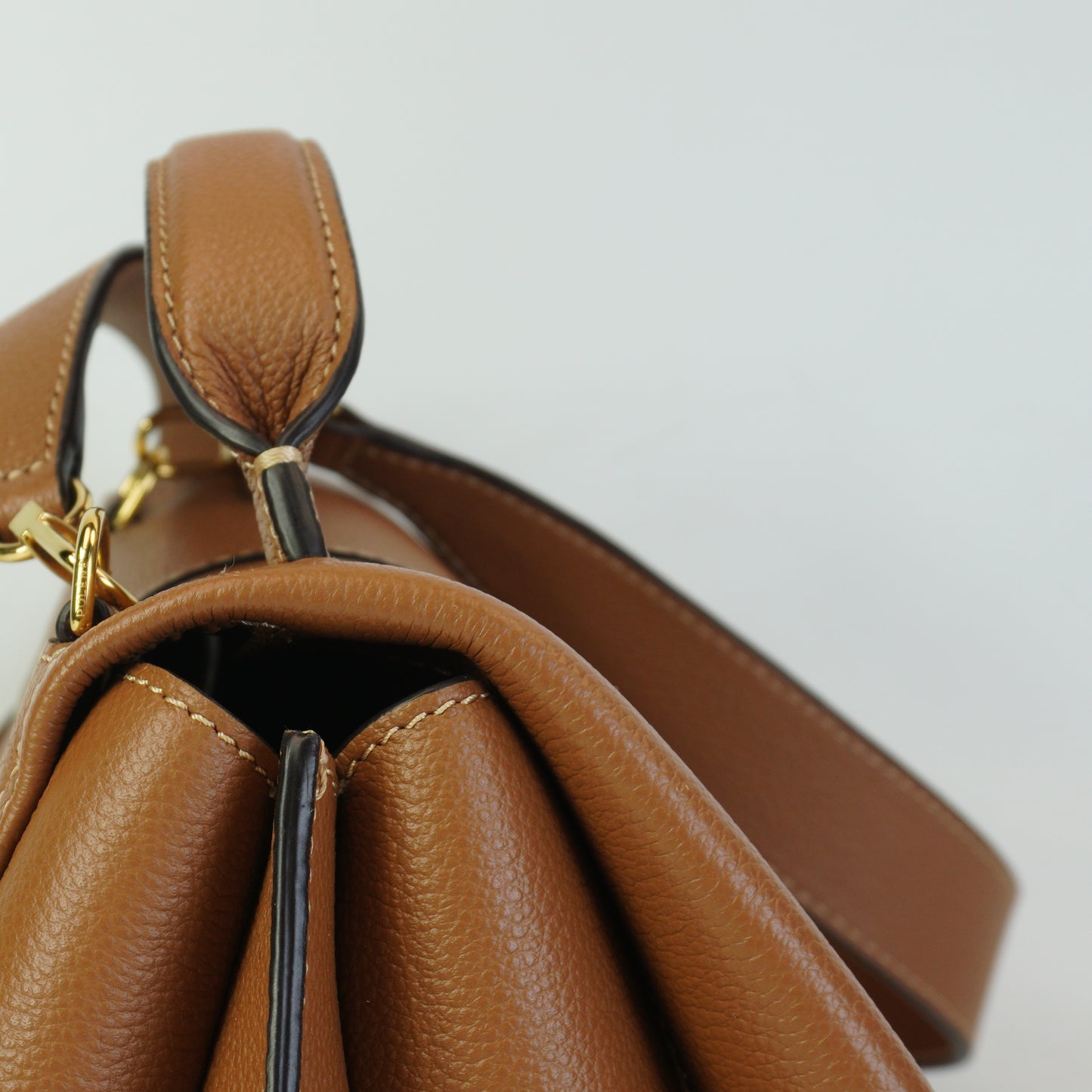 Polene Mokki Bag Camel Medium GHW