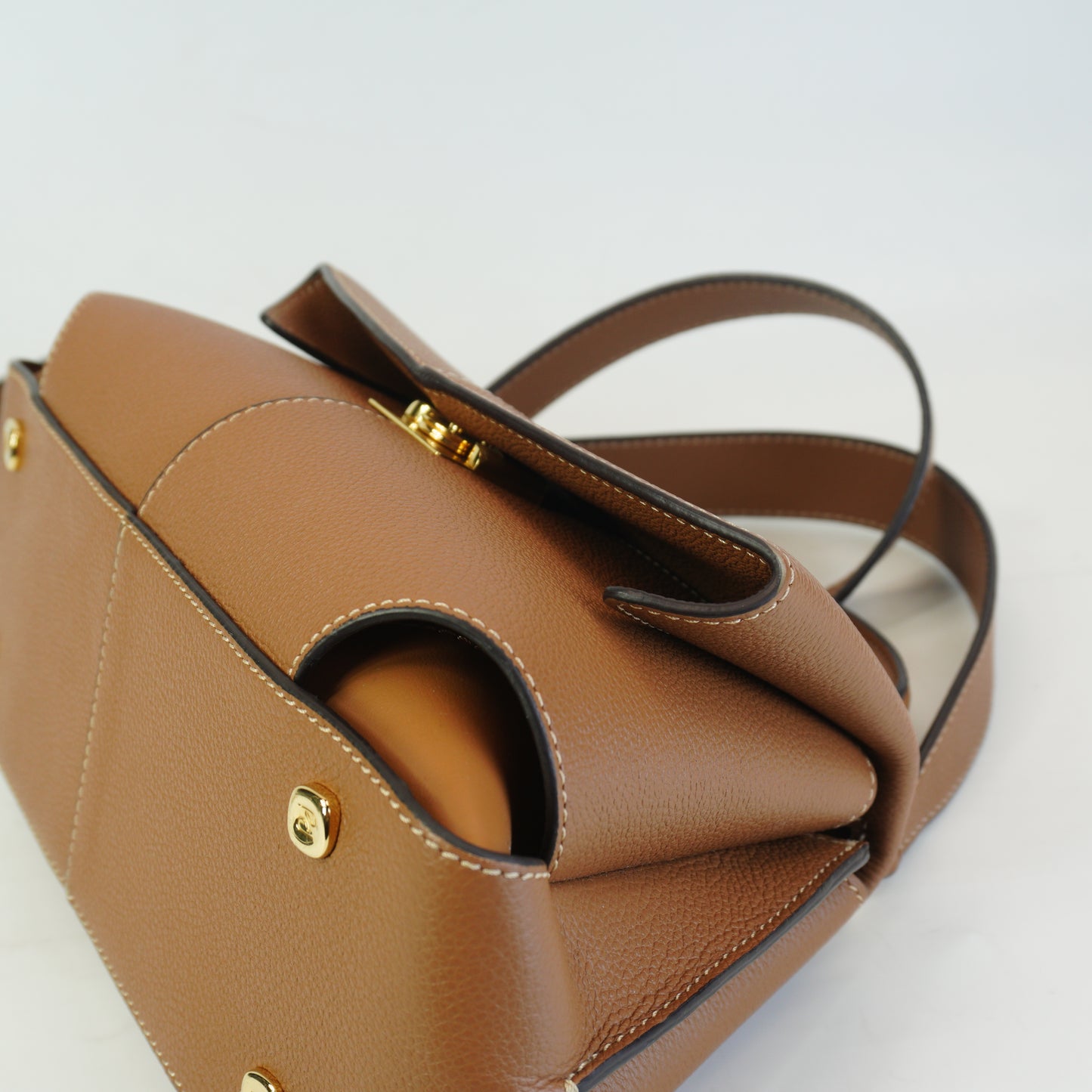 Polene Mokki Bag Camel Medium GHW