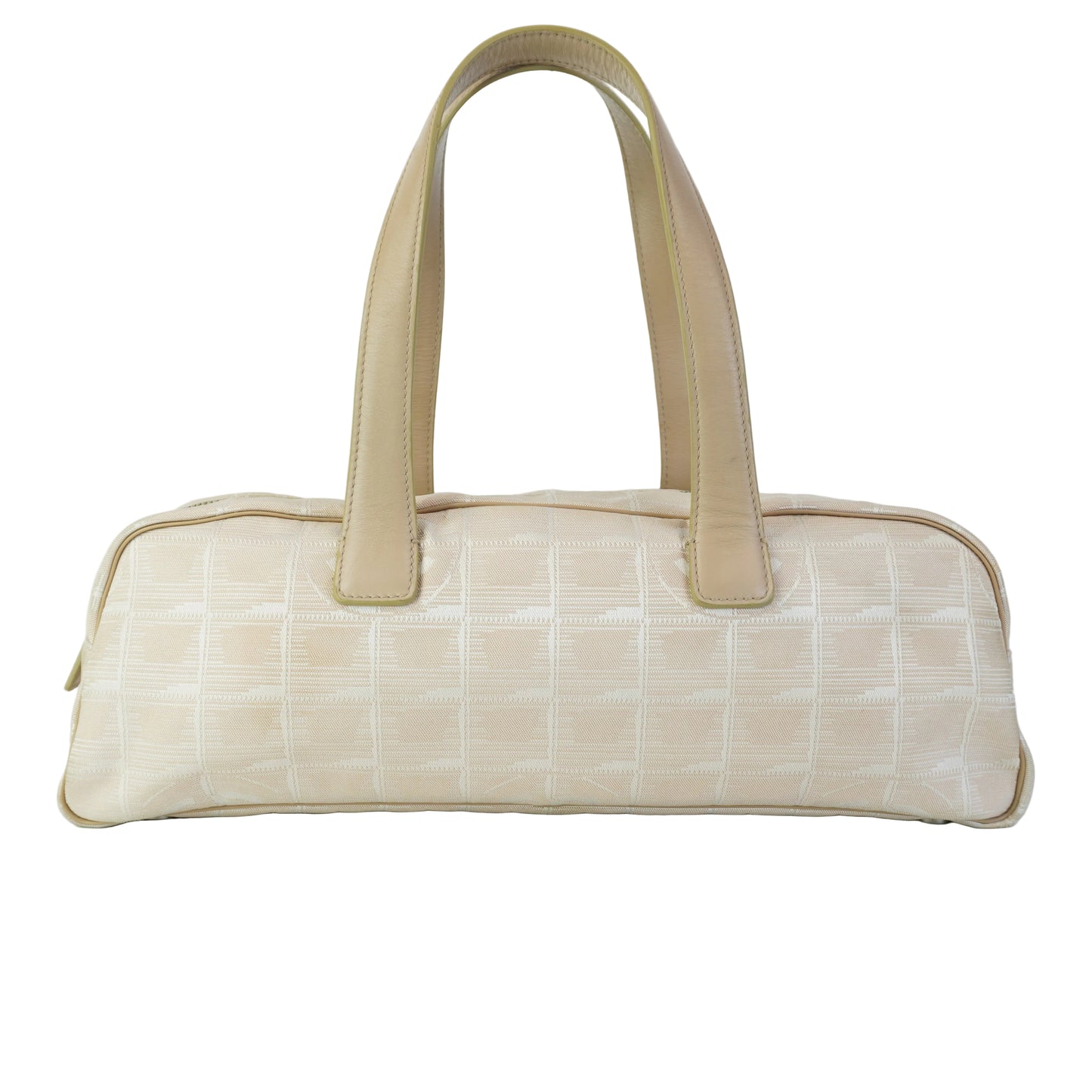 Chanel Travel Line Jacquard Mini Boston Beige