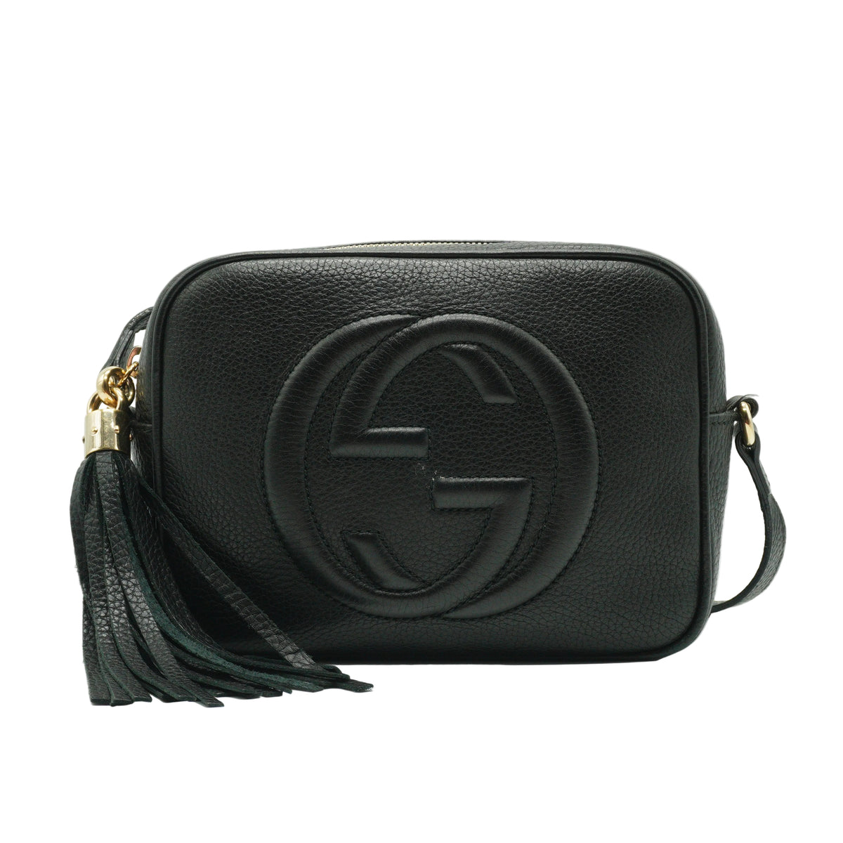 Gucci Pebbled Soho Small Black GHW