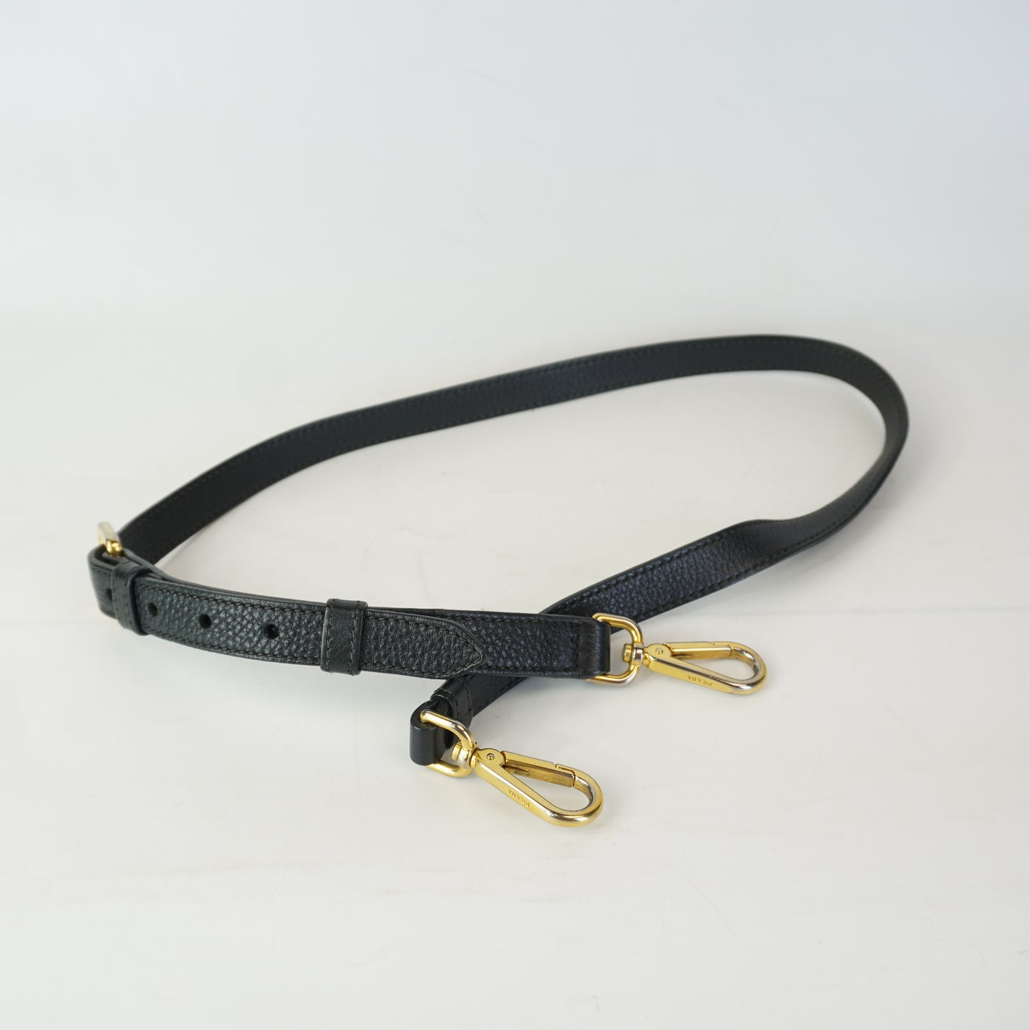Prada Vitello Daino Tote Black
