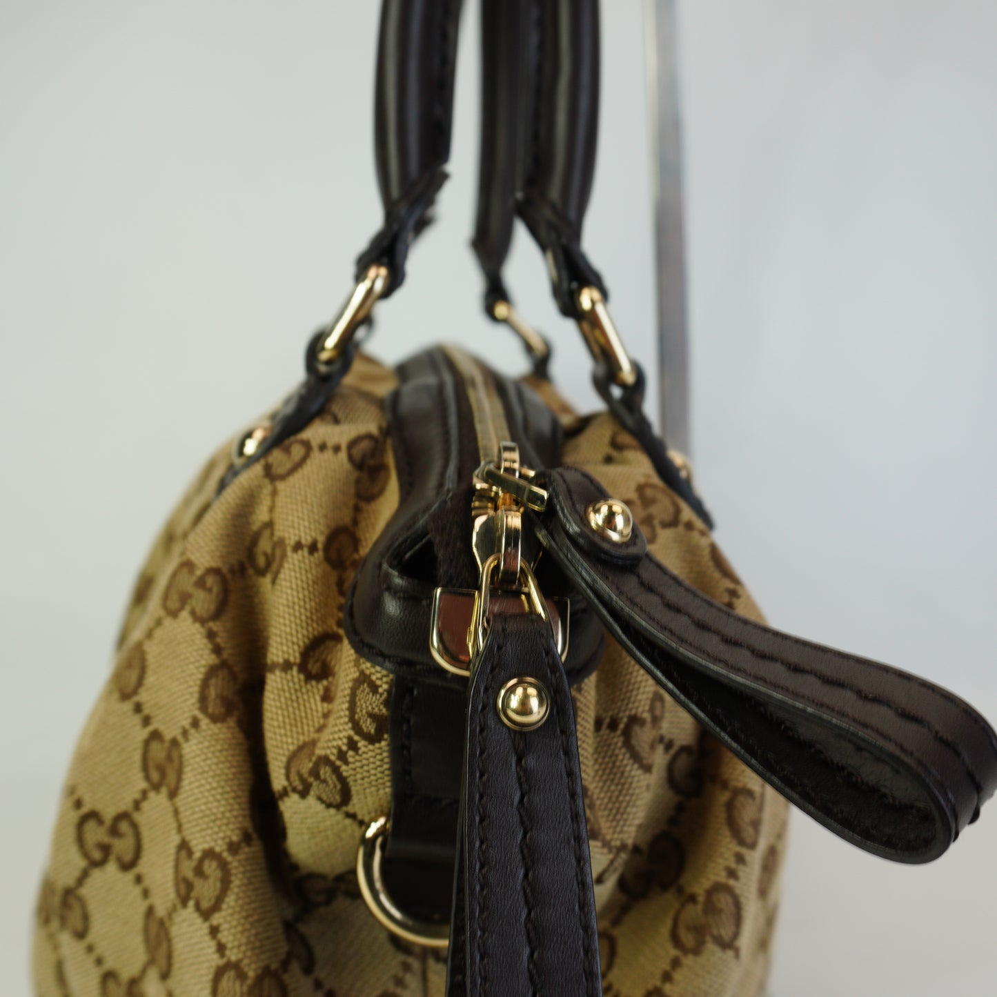 Gucci GG Sukey Zip Handbag GHW Medium
