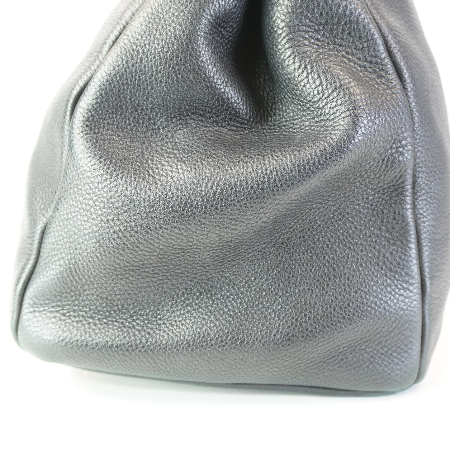 Prada Vitello Daino Tote Black