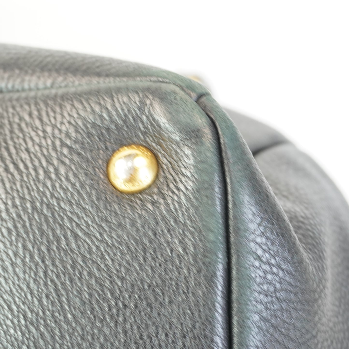 Prada Vitello Daino Tote Black