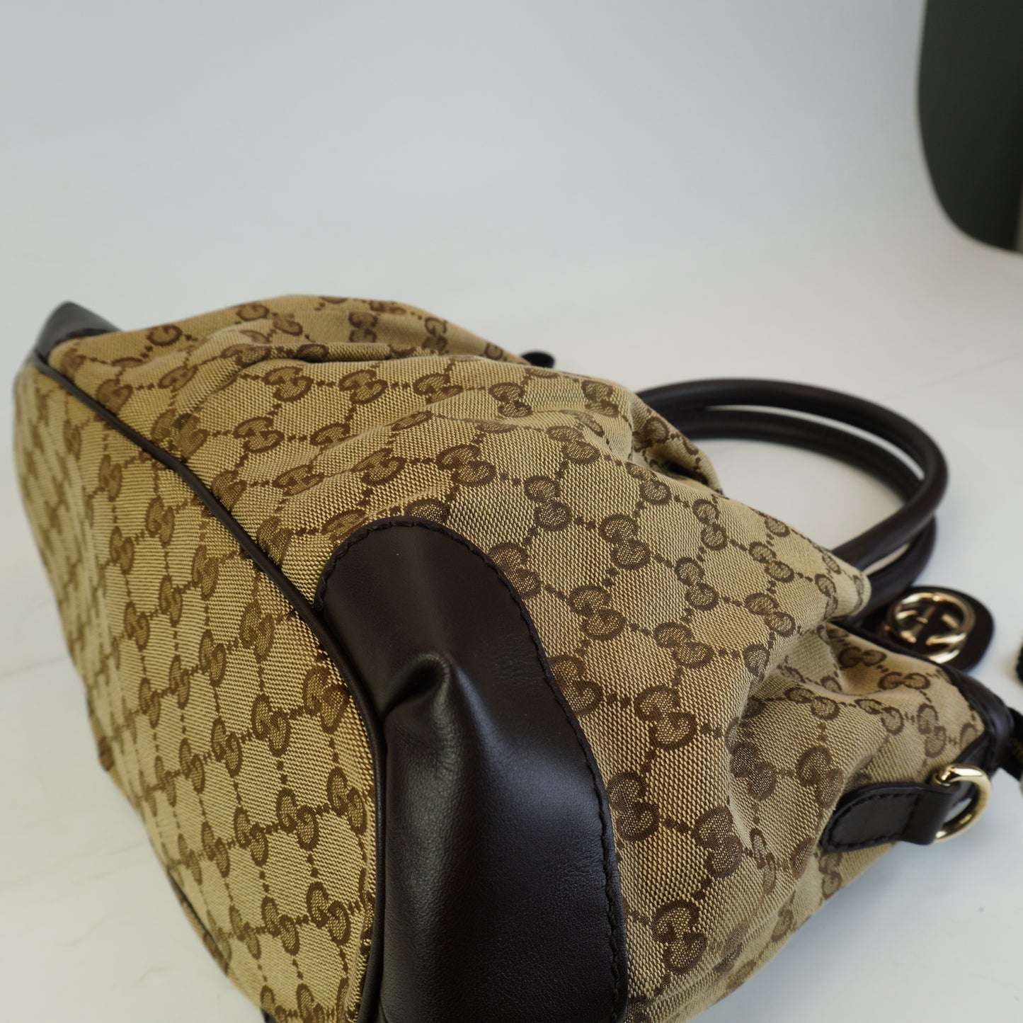 Gucci GG Sukey Zip Handbag GHW Medium