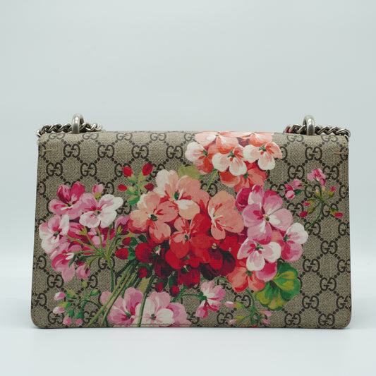 Gucci Dionysus GG Supreme Blooms Shoulder Bag SHW