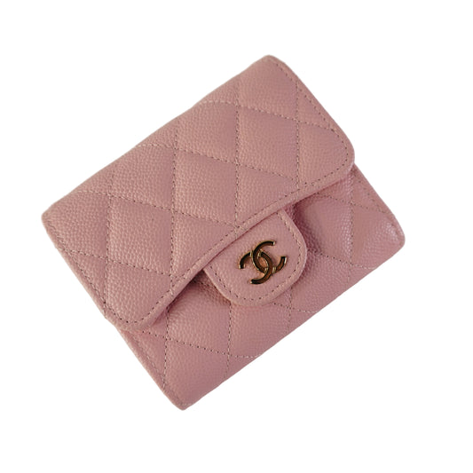 Chanel Classic Flap Wallet Pink
