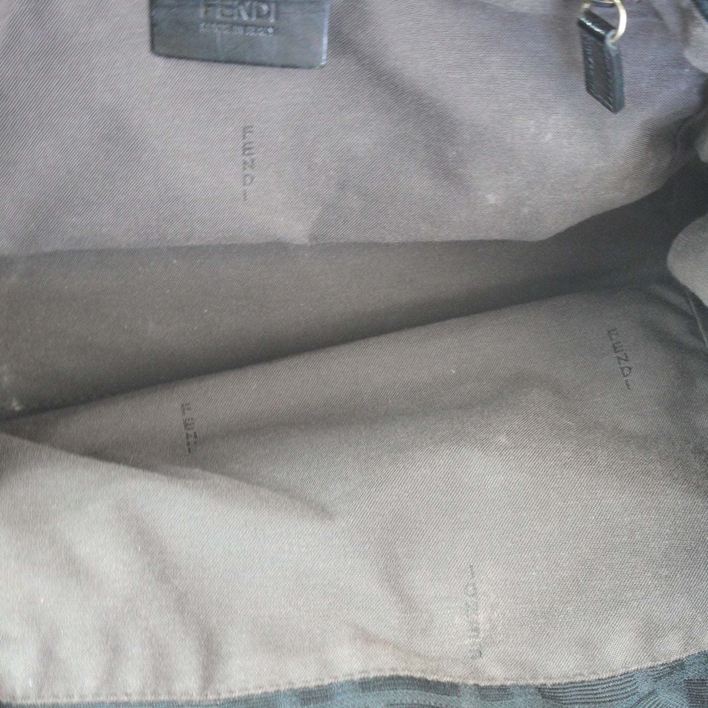 Fendi Zucca Canvas Chef Pucket Tote Bag GHW Small