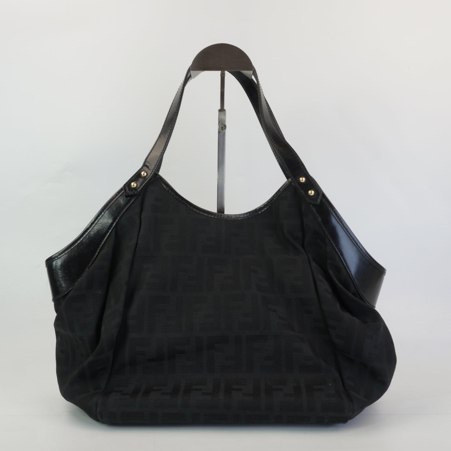 Fendi Zucca Canvas Chef Pucket Tote Bag GHW Small