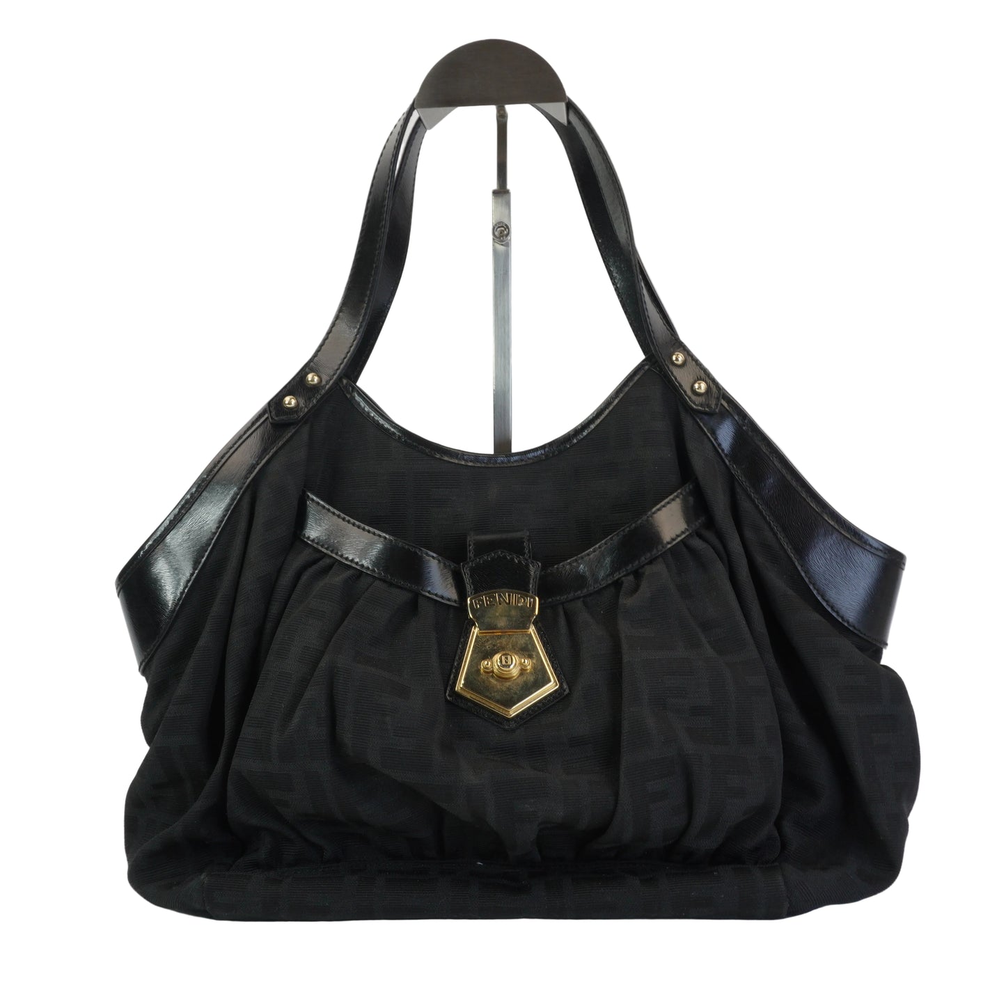 Fendi Zucca Canvas Chef Pucket Tote Bag GHW Small