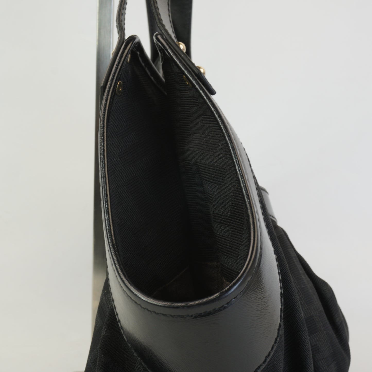 Fendi Zucca Canvas Chef Pucket Tote Bag GHW Small
