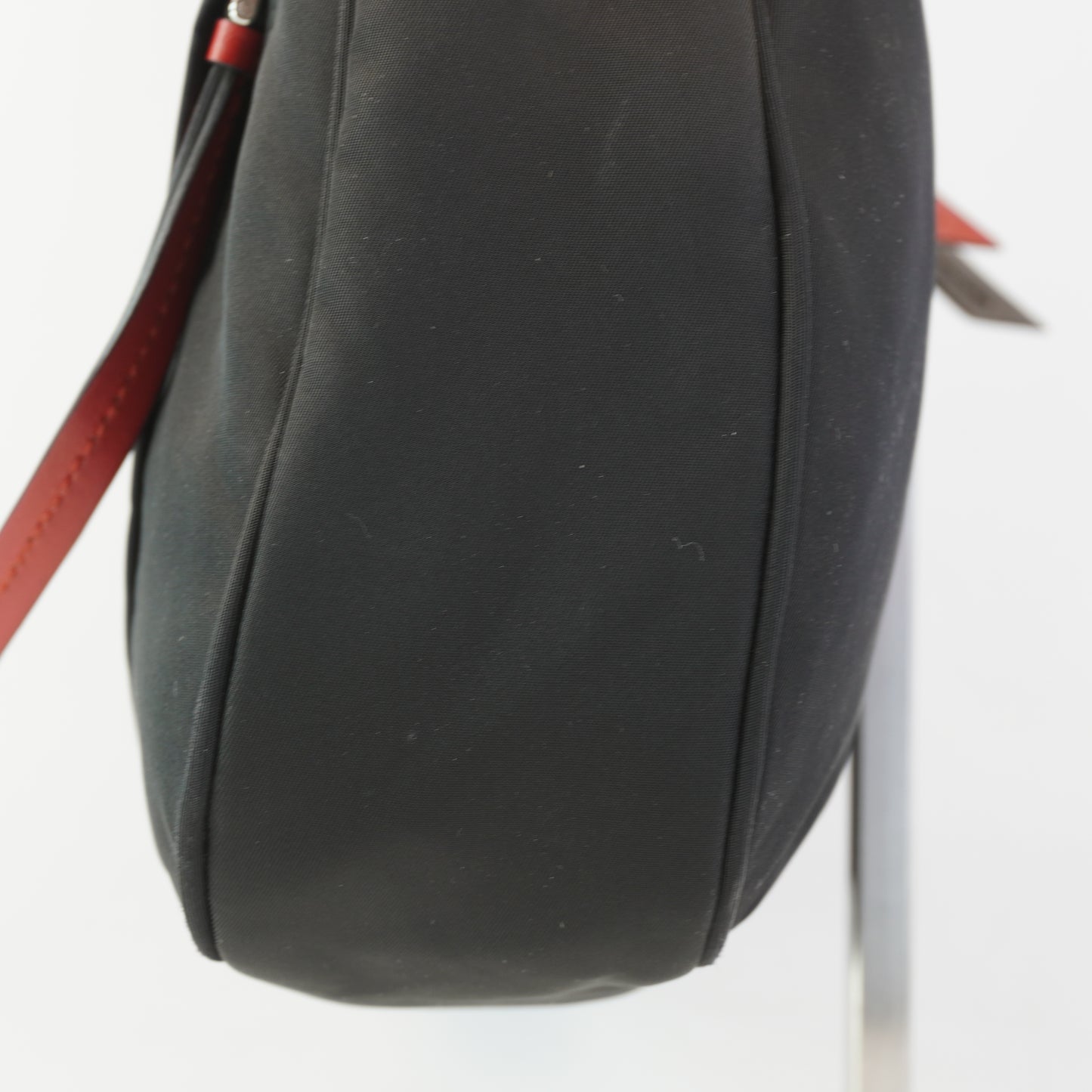 Prada New Vela Studded Hobo Bag