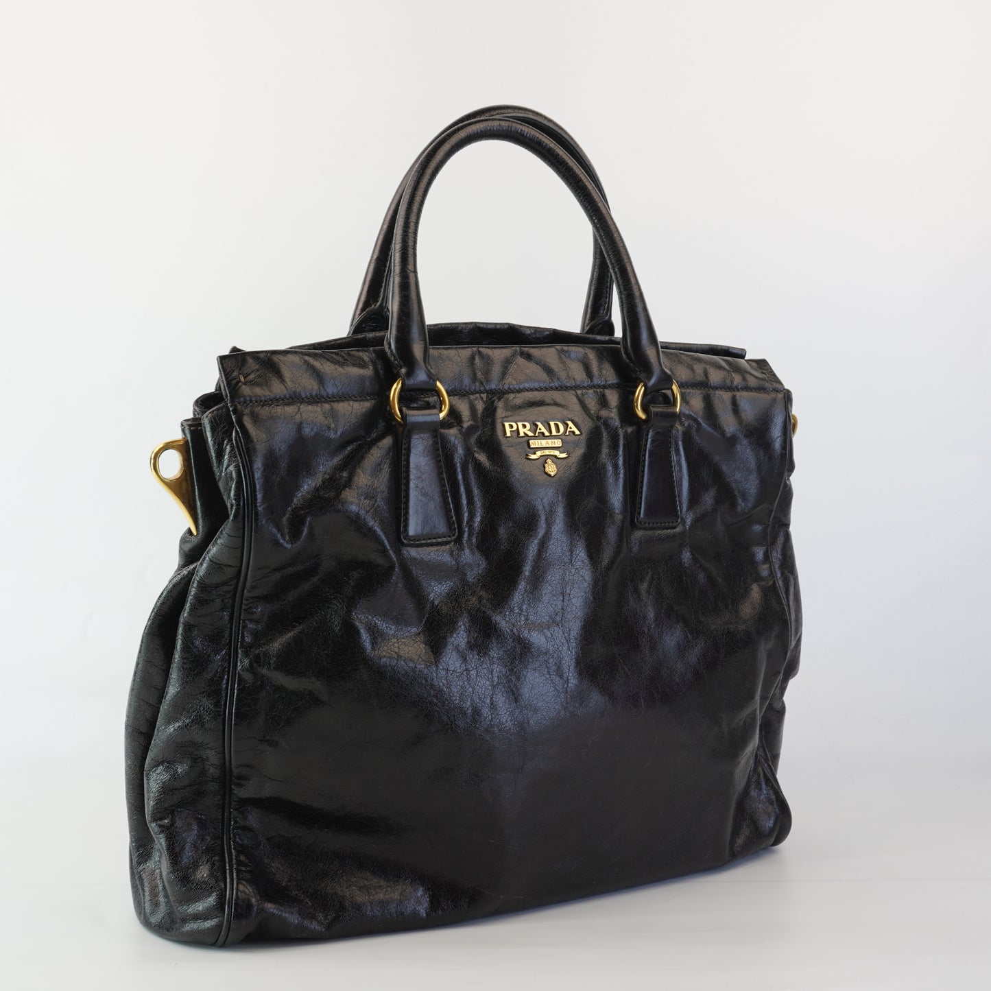 Prada Vitello Shine Black