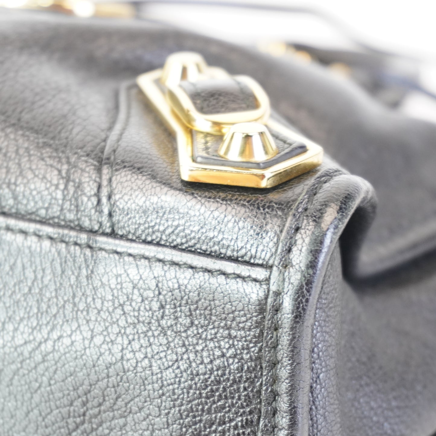 Balenciaga Classic Metallic Edge City Bag GHW Medium