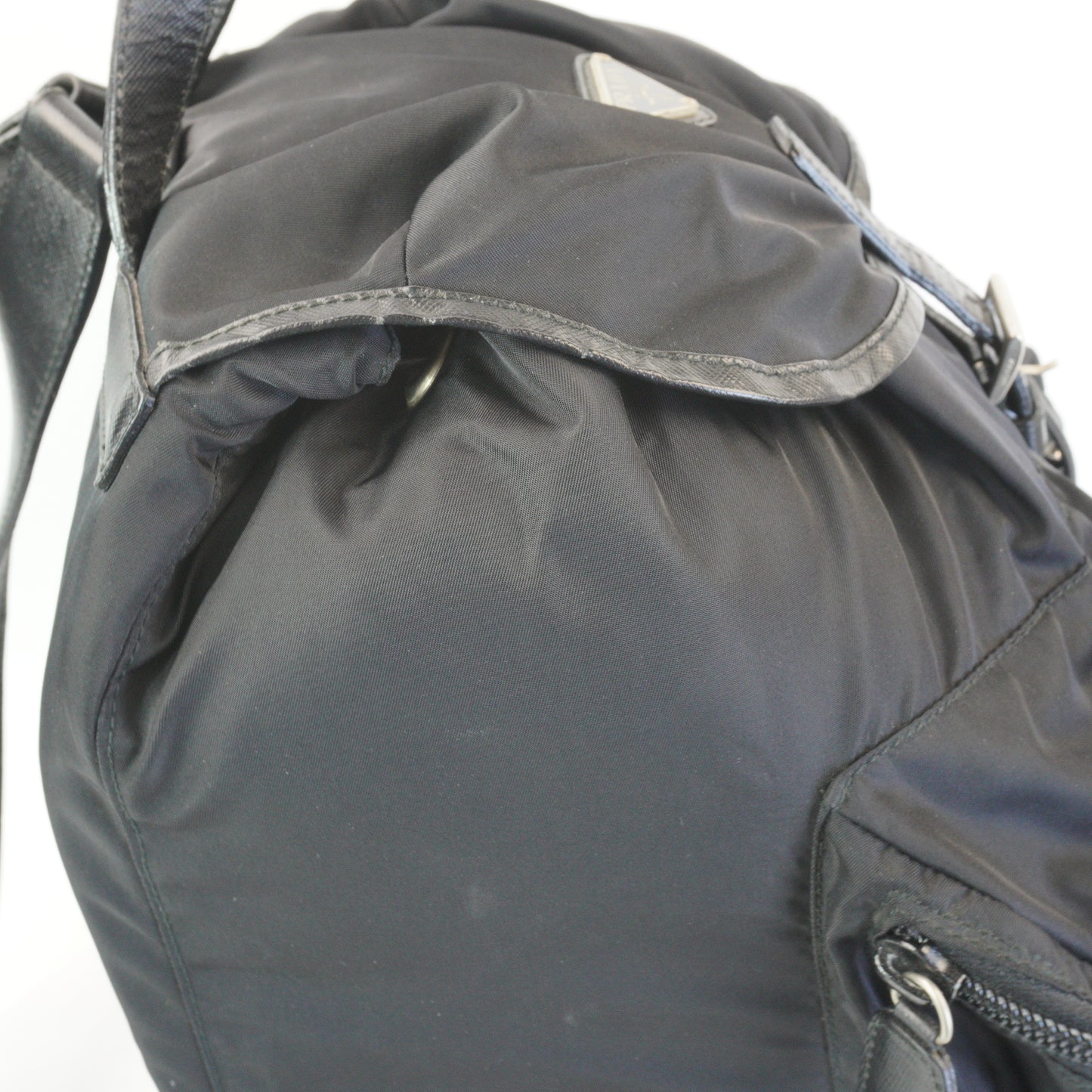 Prada Backpack Black SHW Large