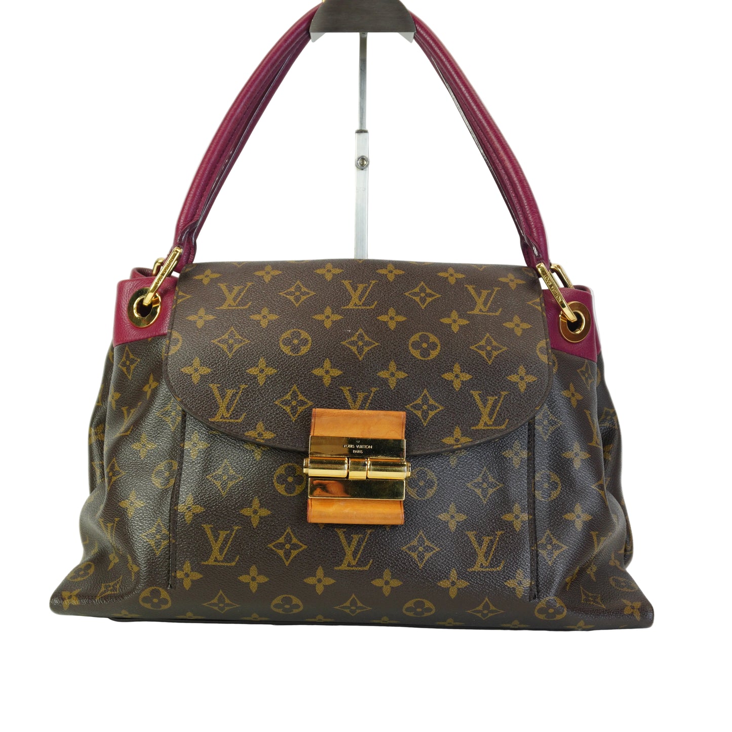 Louis Vuitton	Olympe Bag Aurore Mono Large Burgundy GHW