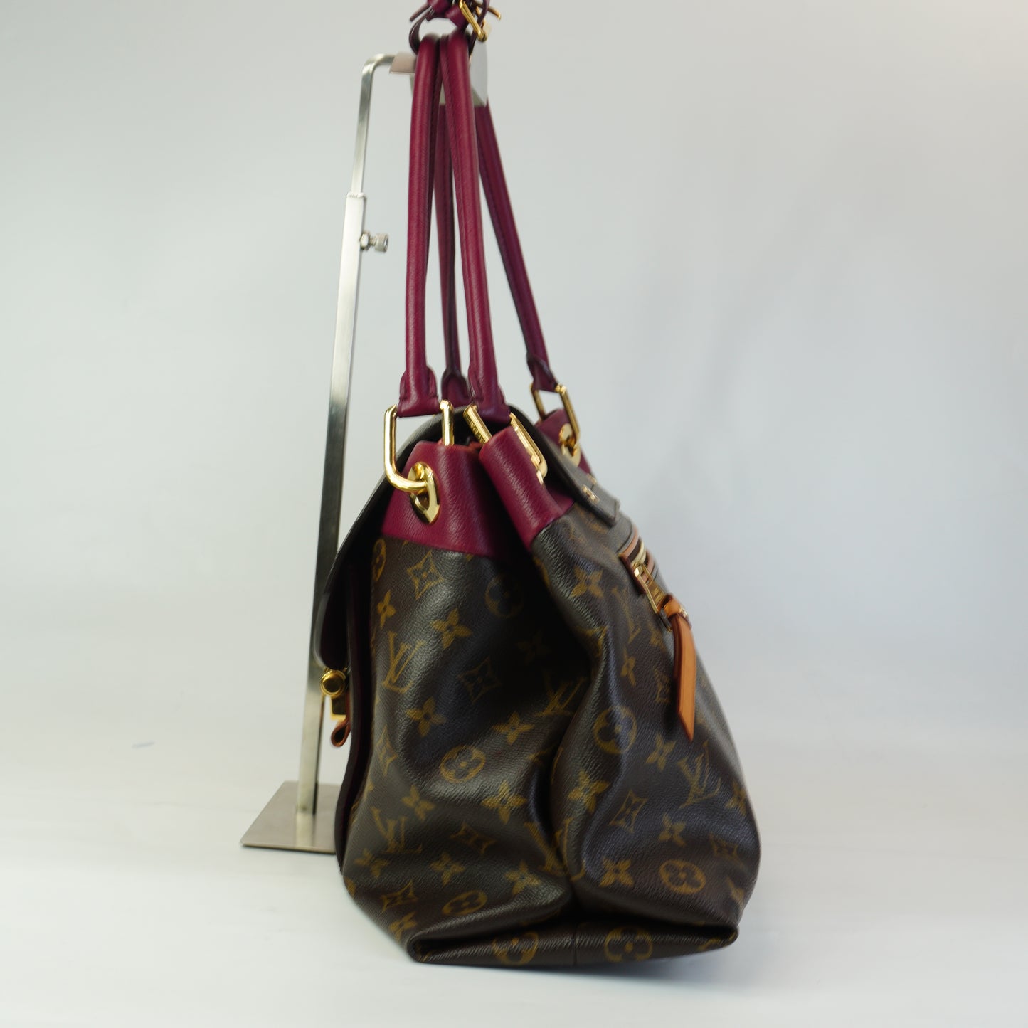 Louis Vuitton	Olympe Bag Aurore Mono Large Burgundy GHW