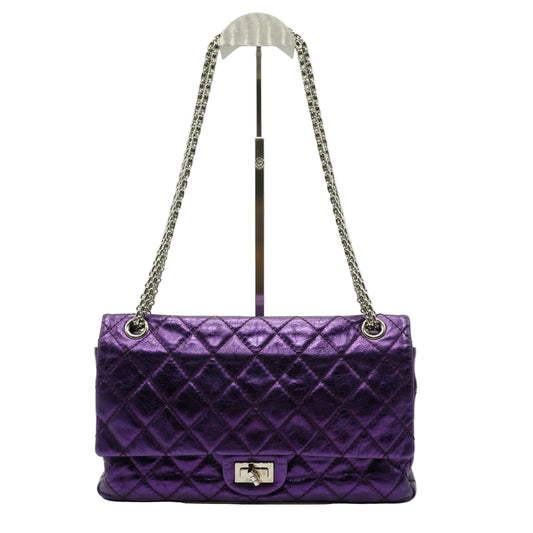 Chanel 2.55 Reissue Medium Flap Calfskin Purple SHW