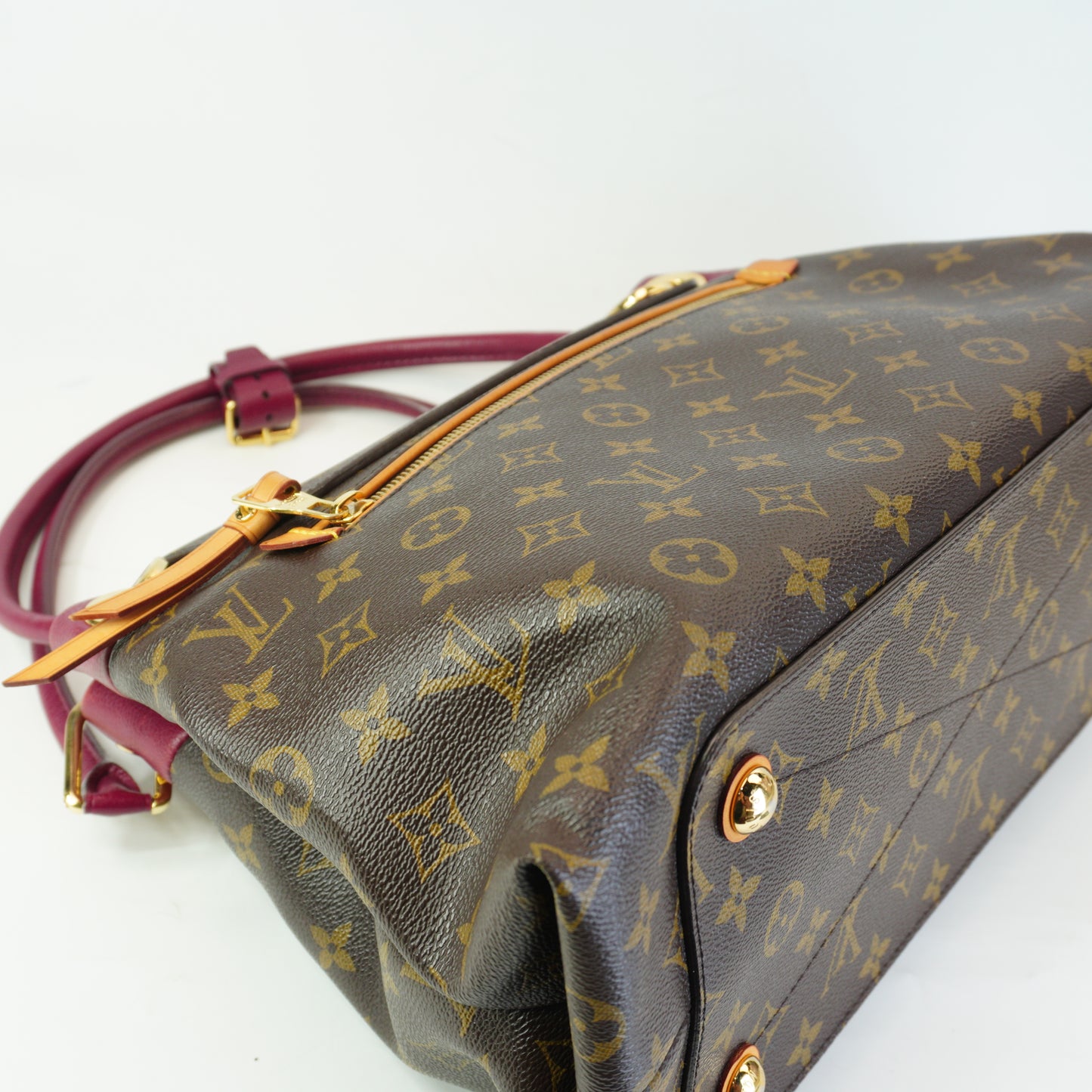 Louis Vuitton	Olympe Bag Aurore Mono Large Burgundy GHW
