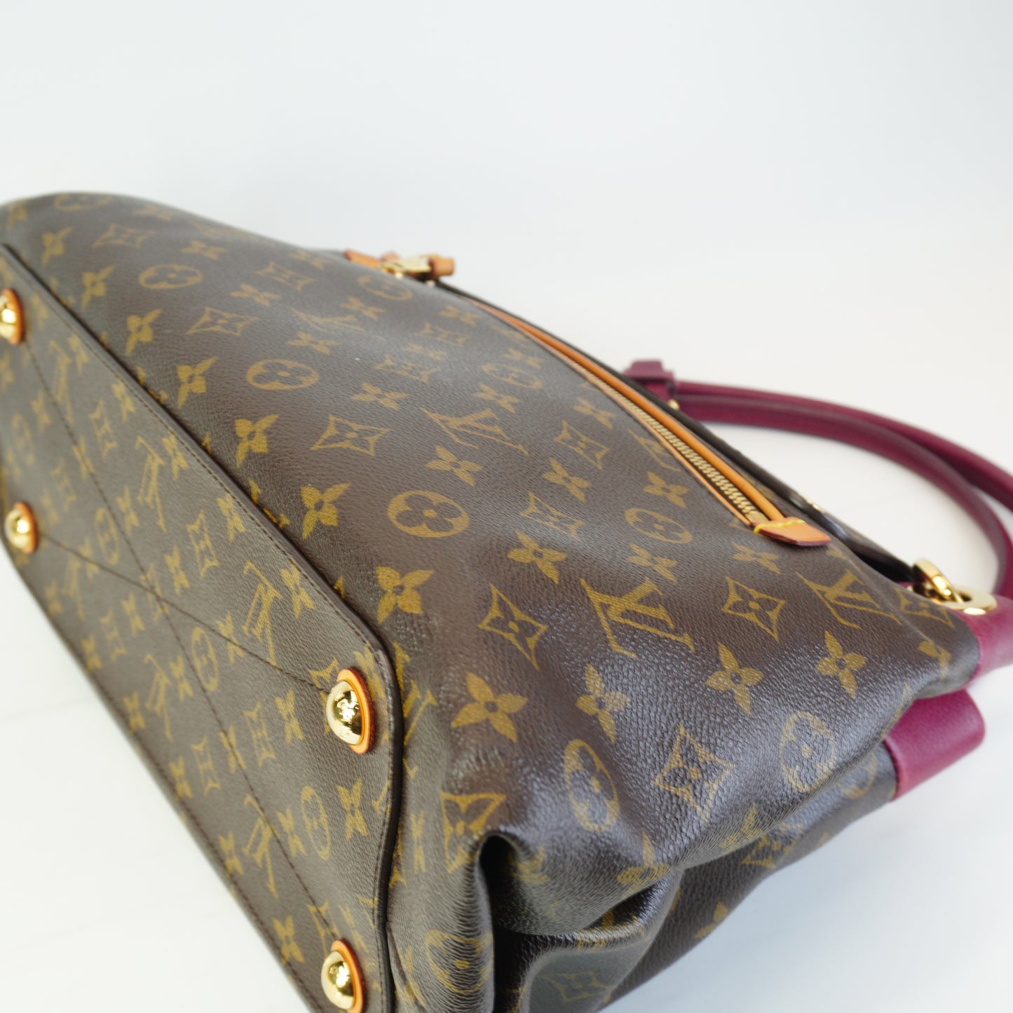 Louis Vuitton	Olympe Bag Aurore Mono Large Burgundy GHW