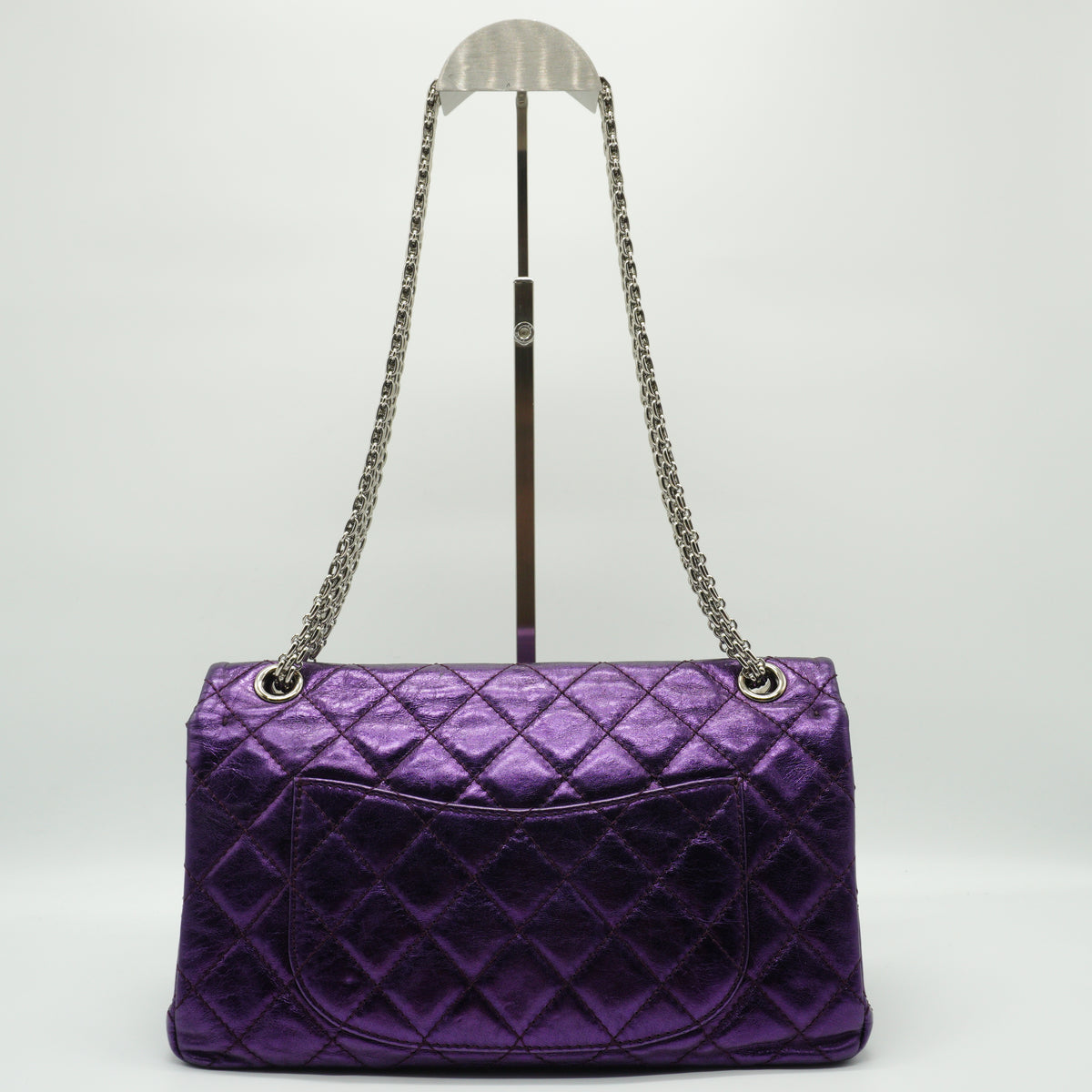 Chanel 2.55 Reissue Medium Flap Calfskin Purple SHW