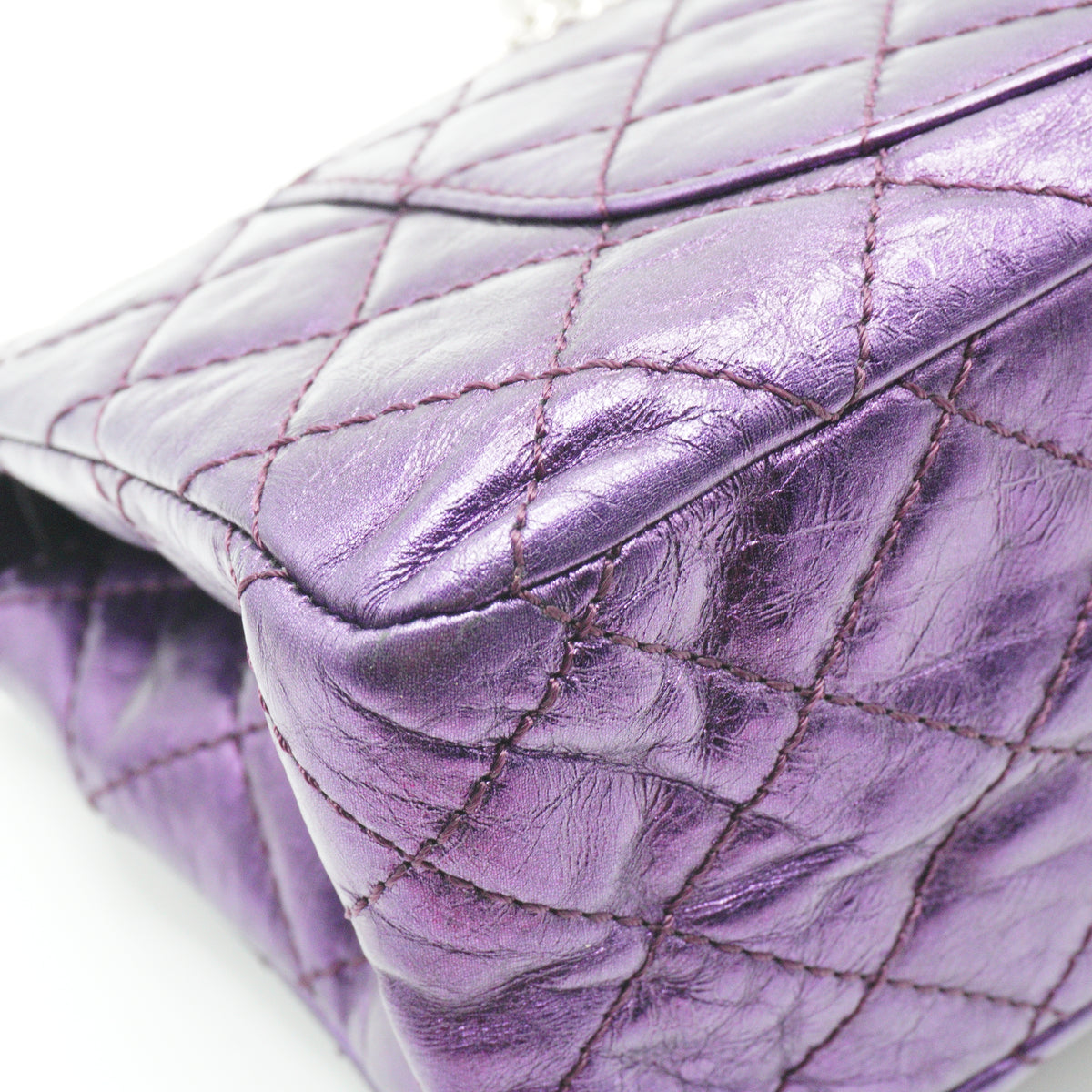 Chanel 2.55 Reissue Medium Flap Calfskin Purple SHW