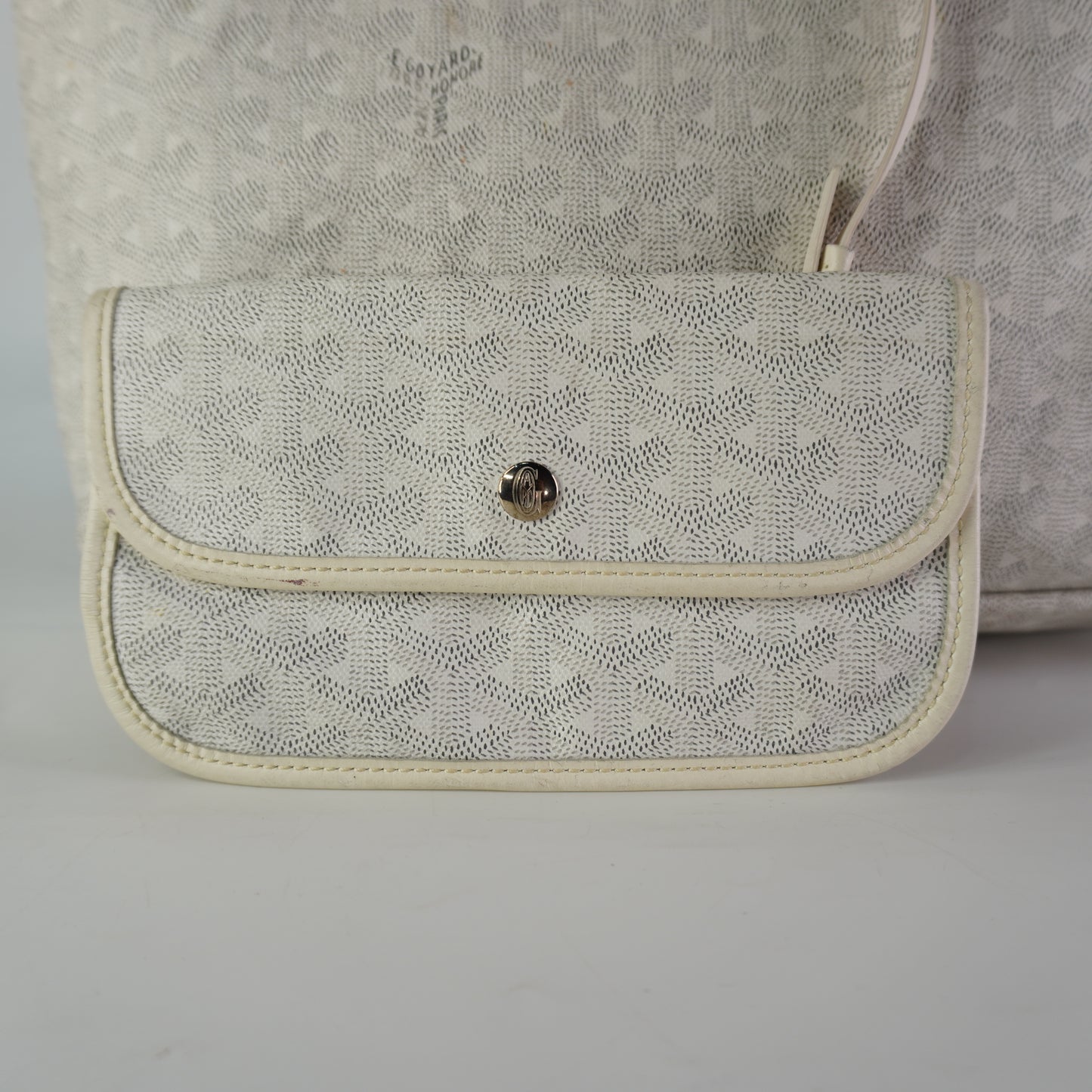 Goyard Saint Louis PM Tote White