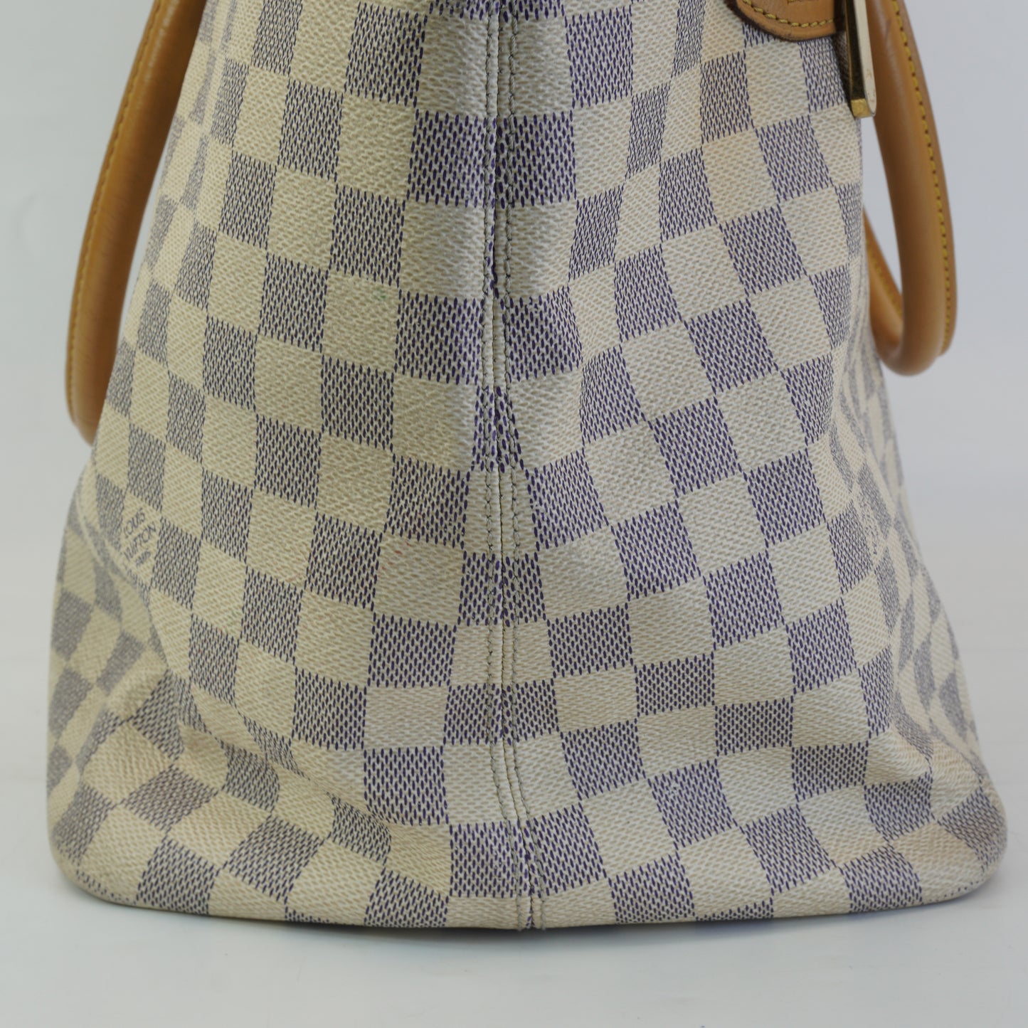 Louis Vuitton	Damier Azur Saleya Tote Bag GHW Large