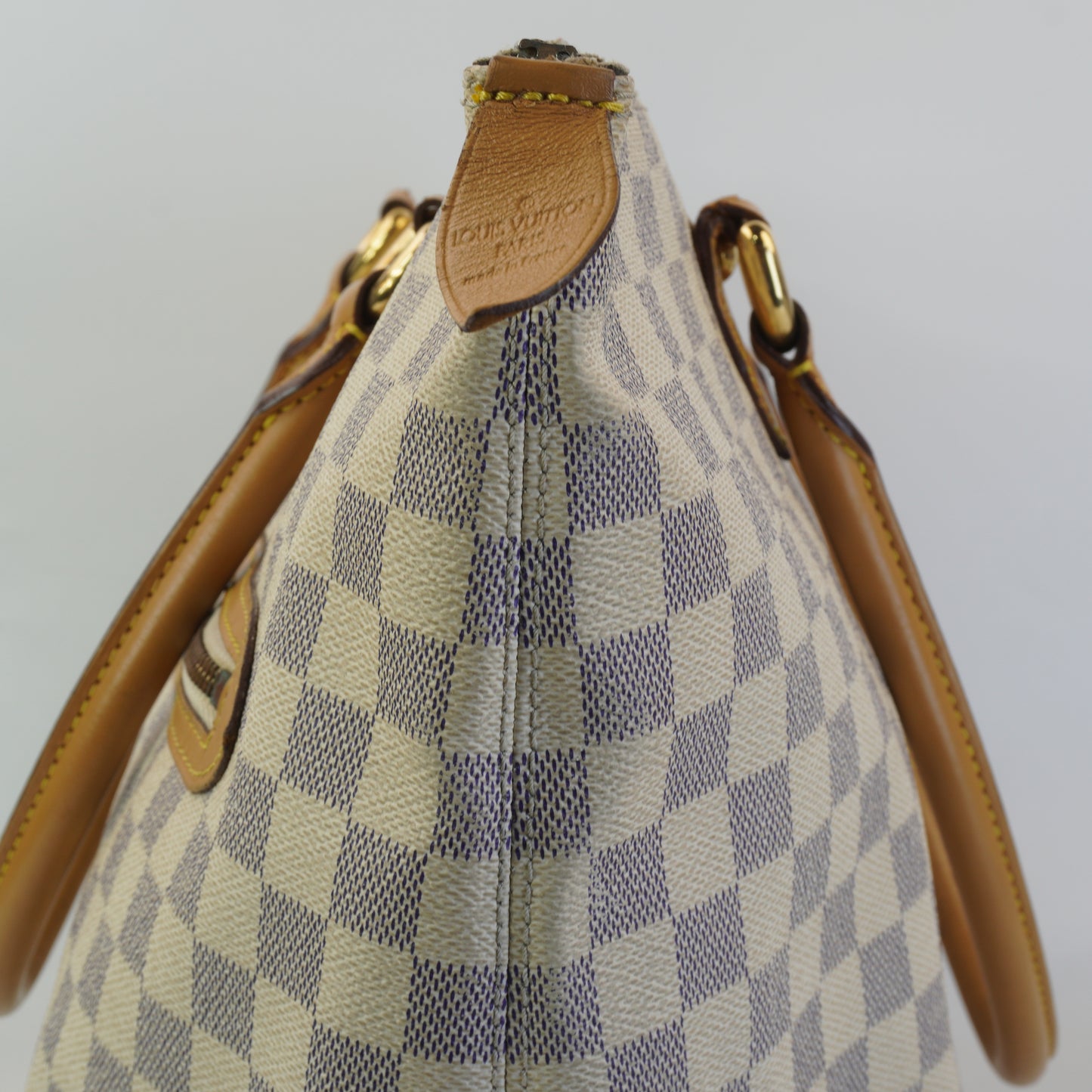 Louis Vuitton	Damier Azur Saleya Tote Bag GHW Large