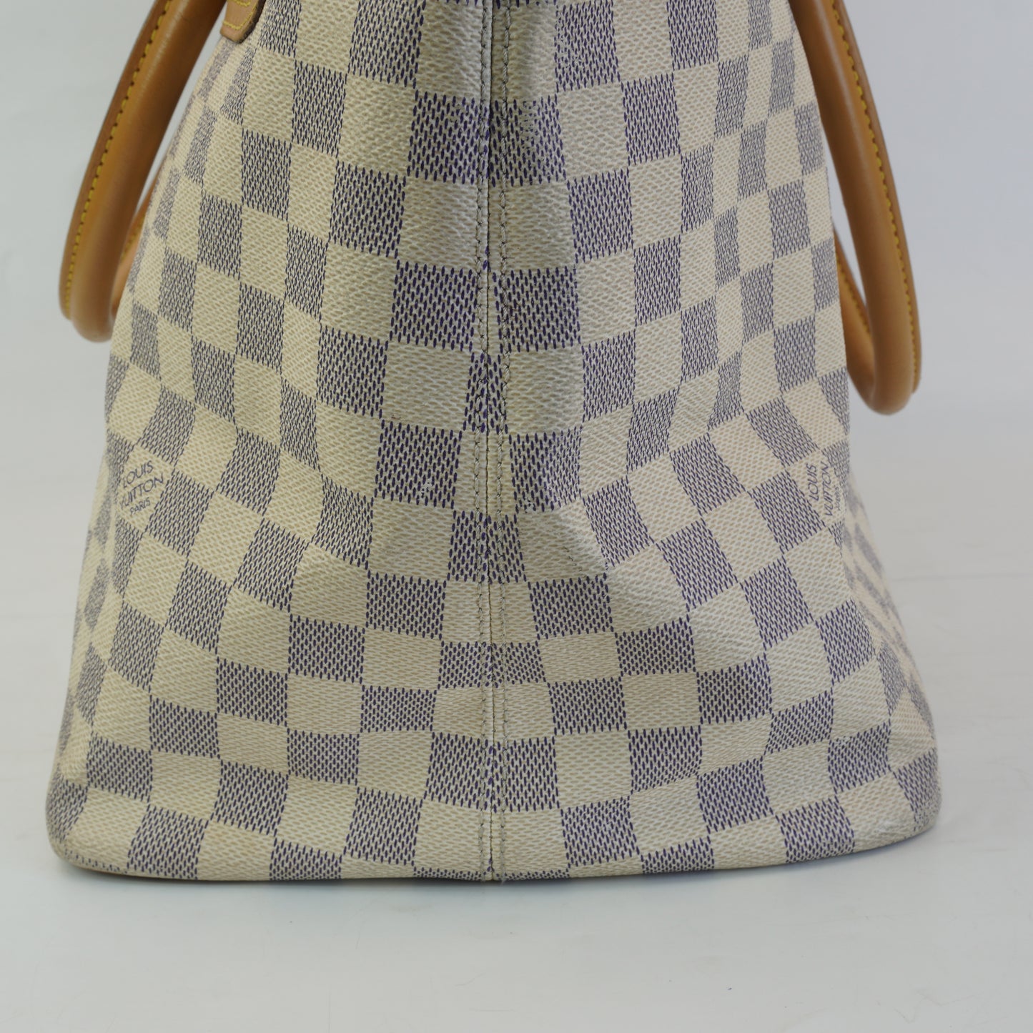 Louis Vuitton	Damier Azur Saleya Tote Bag GHW Large