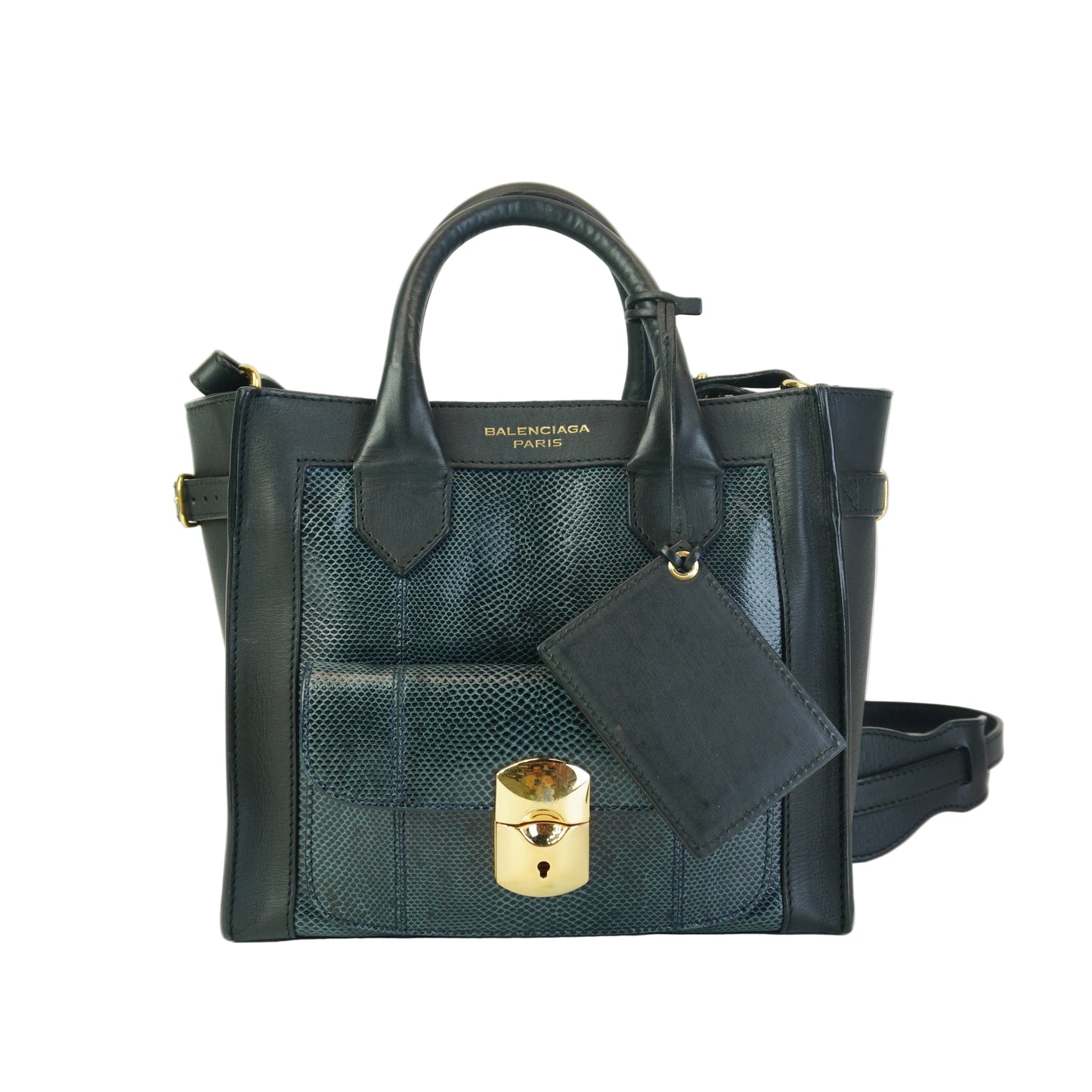 Balenciaga Karung Padlock All Afternoon Tote GHW Small