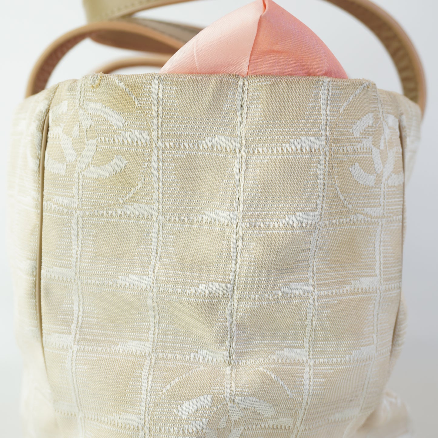 Chanel Travel Line MM Tote Beige