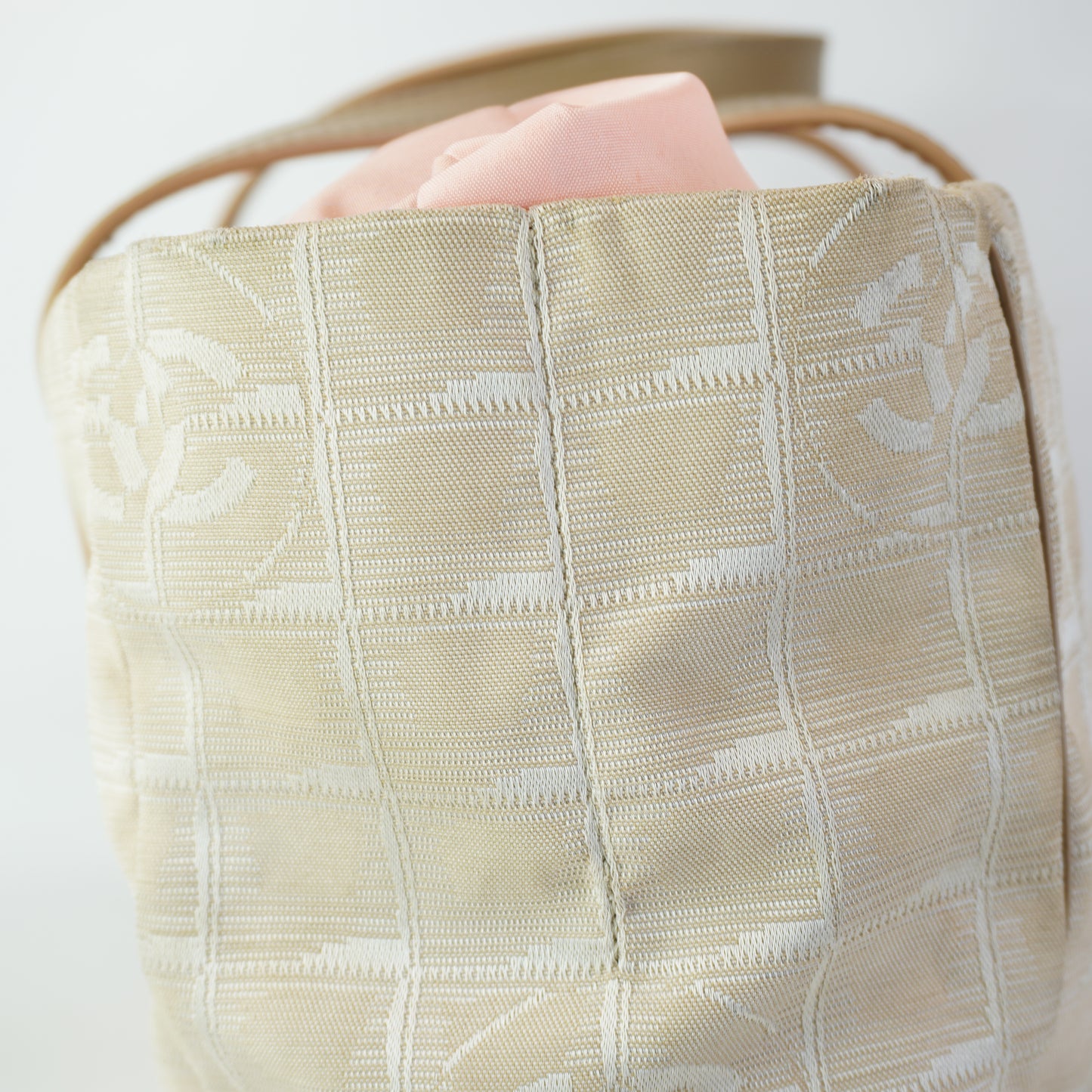 Chanel Travel Line MM Tote Beige