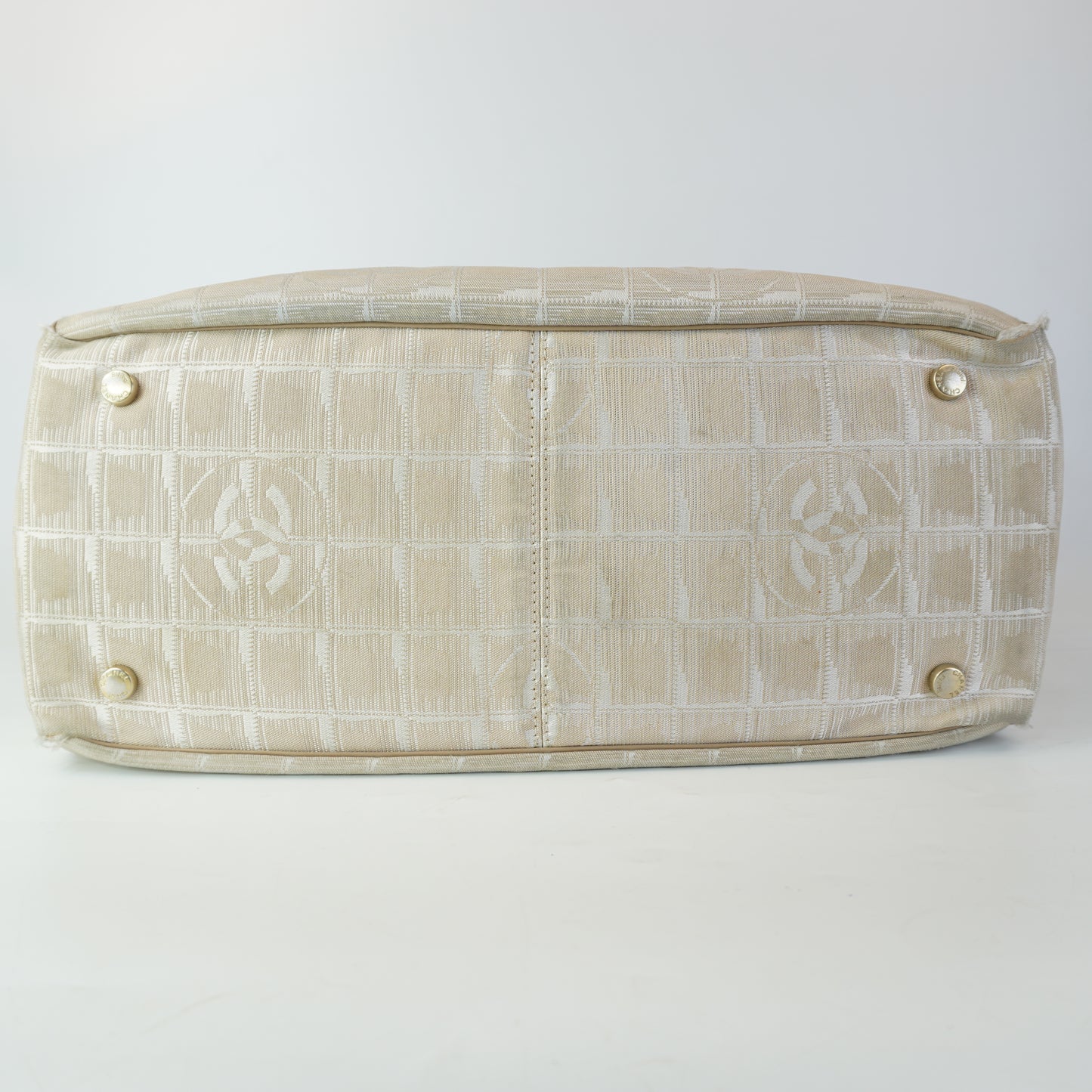 Chanel Travel Line MM Tote Beige