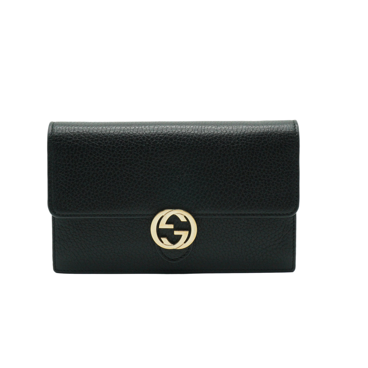 Gucci Wallet On Chain Small Black GHW