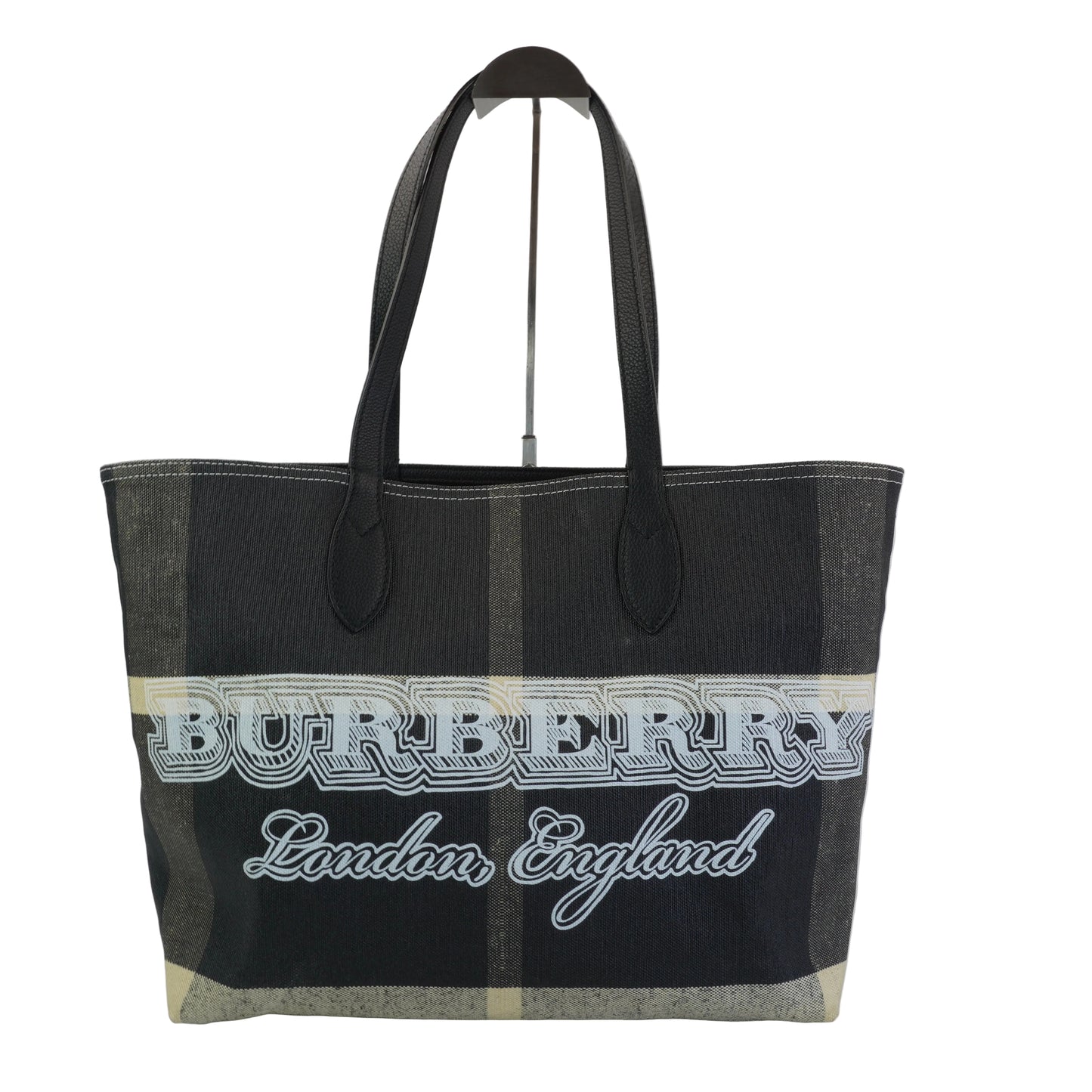 Burberry	Coated Canvas Tote Bag Large