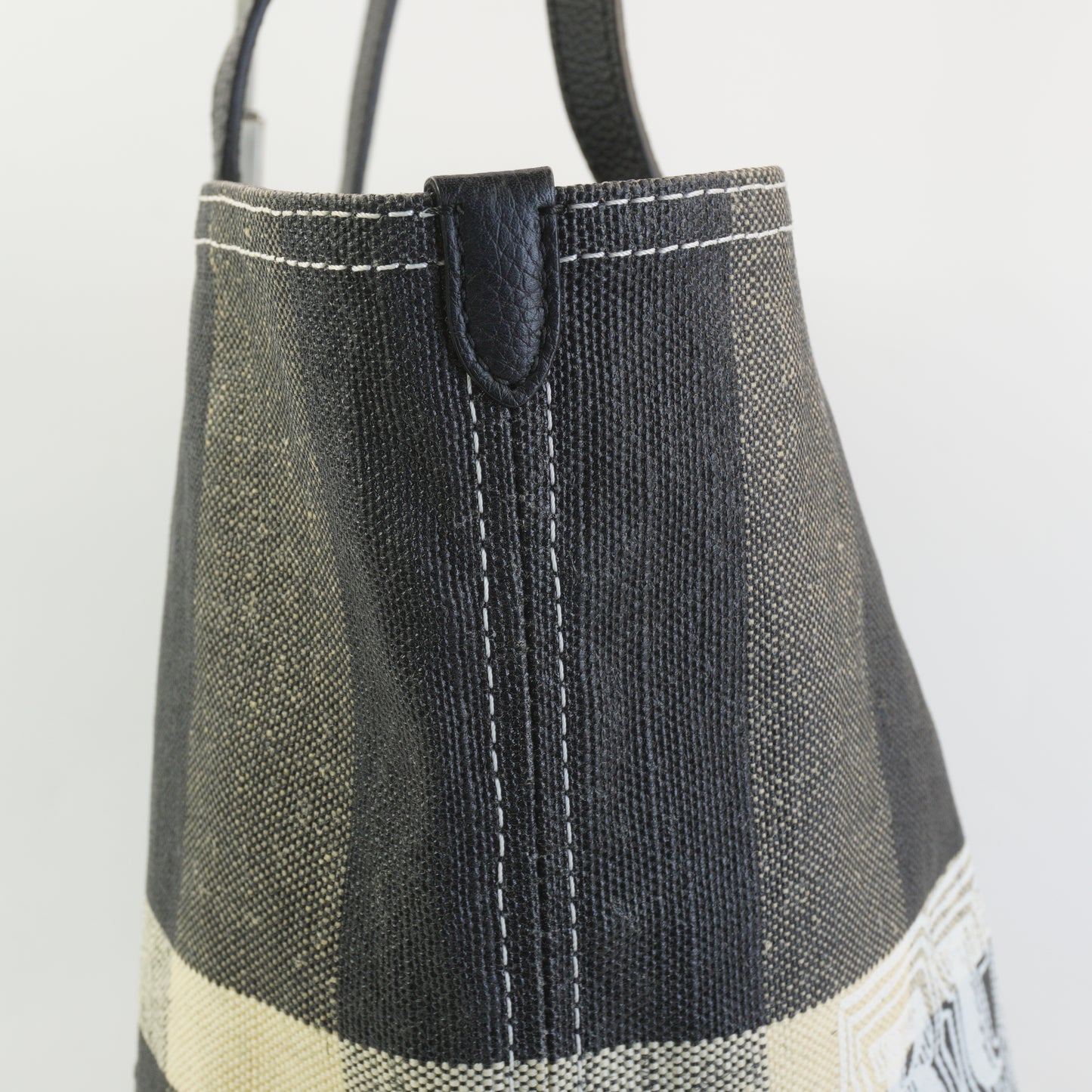 Burberry	Coated Canvas Tote Bag Large