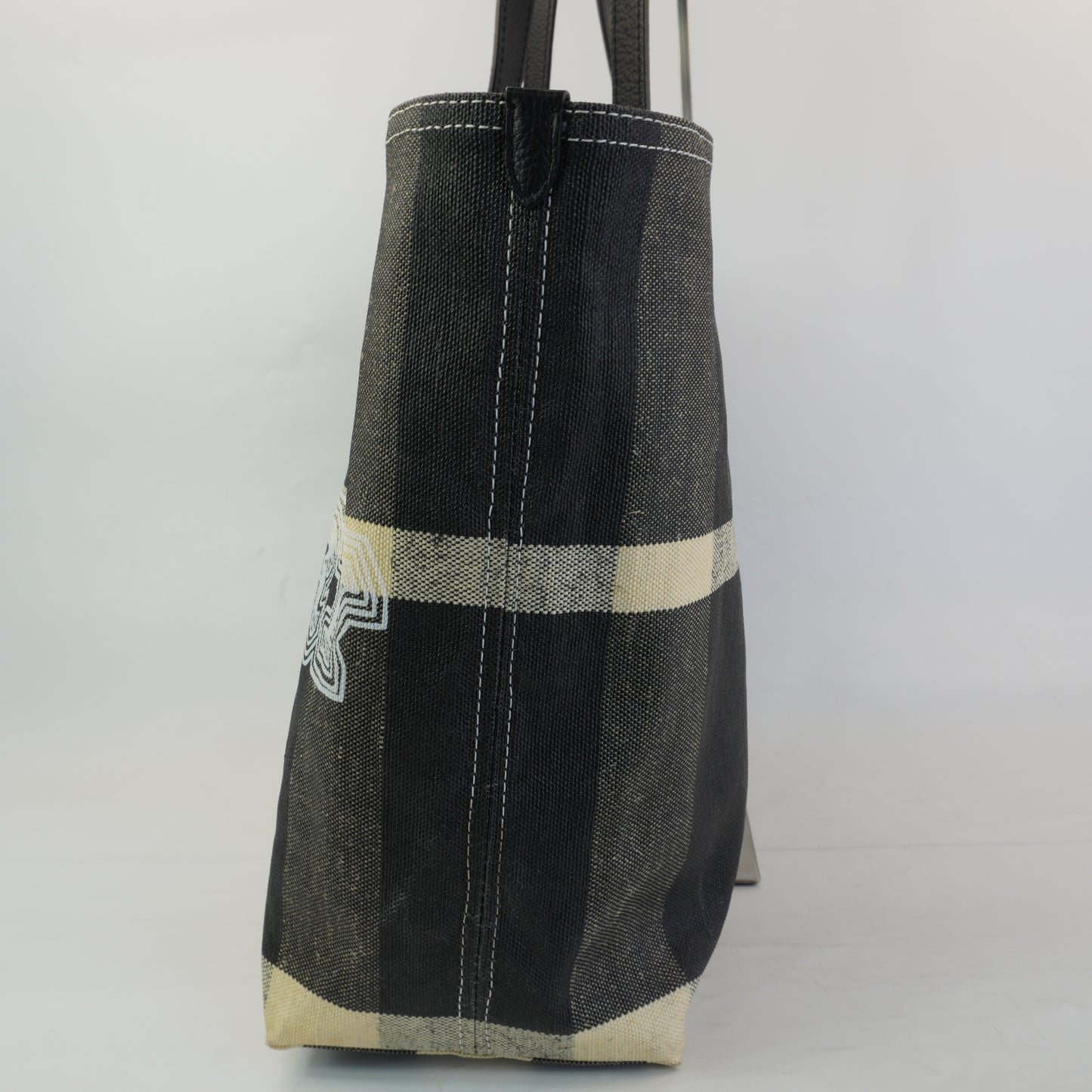 Burberry	Coated Canvas Tote Bag Large