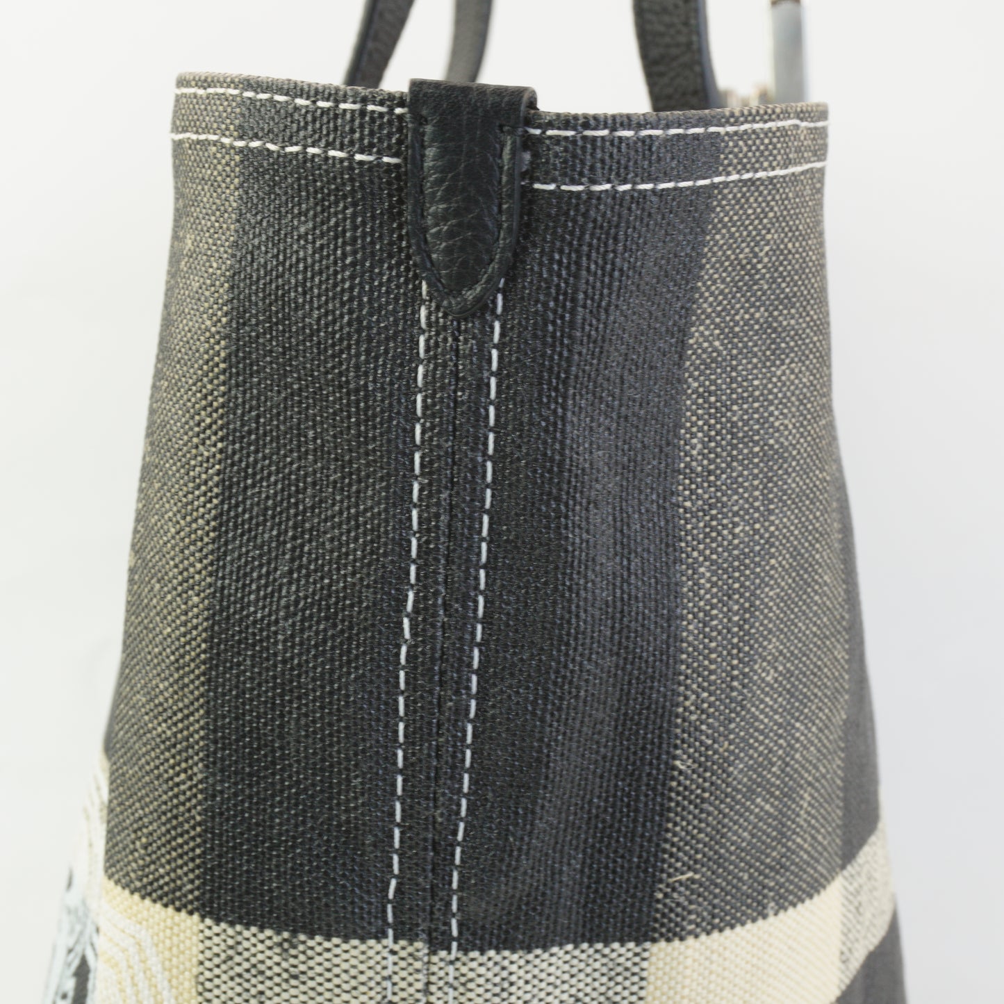 Burberry	Coated Canvas Tote Bag Large