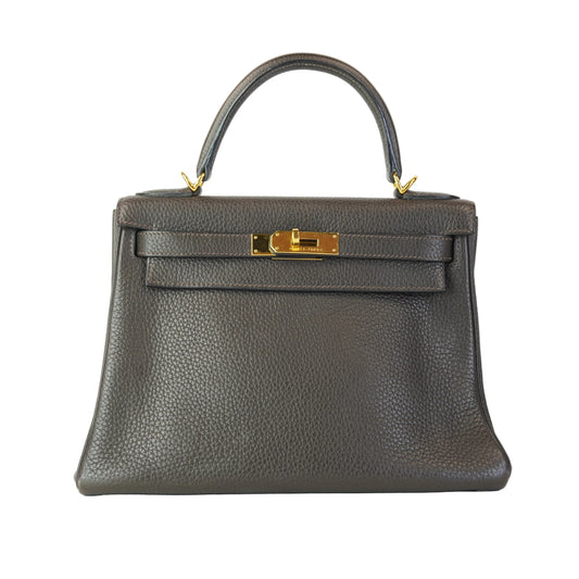 Hermes	Kelly 28 Retourne Brown