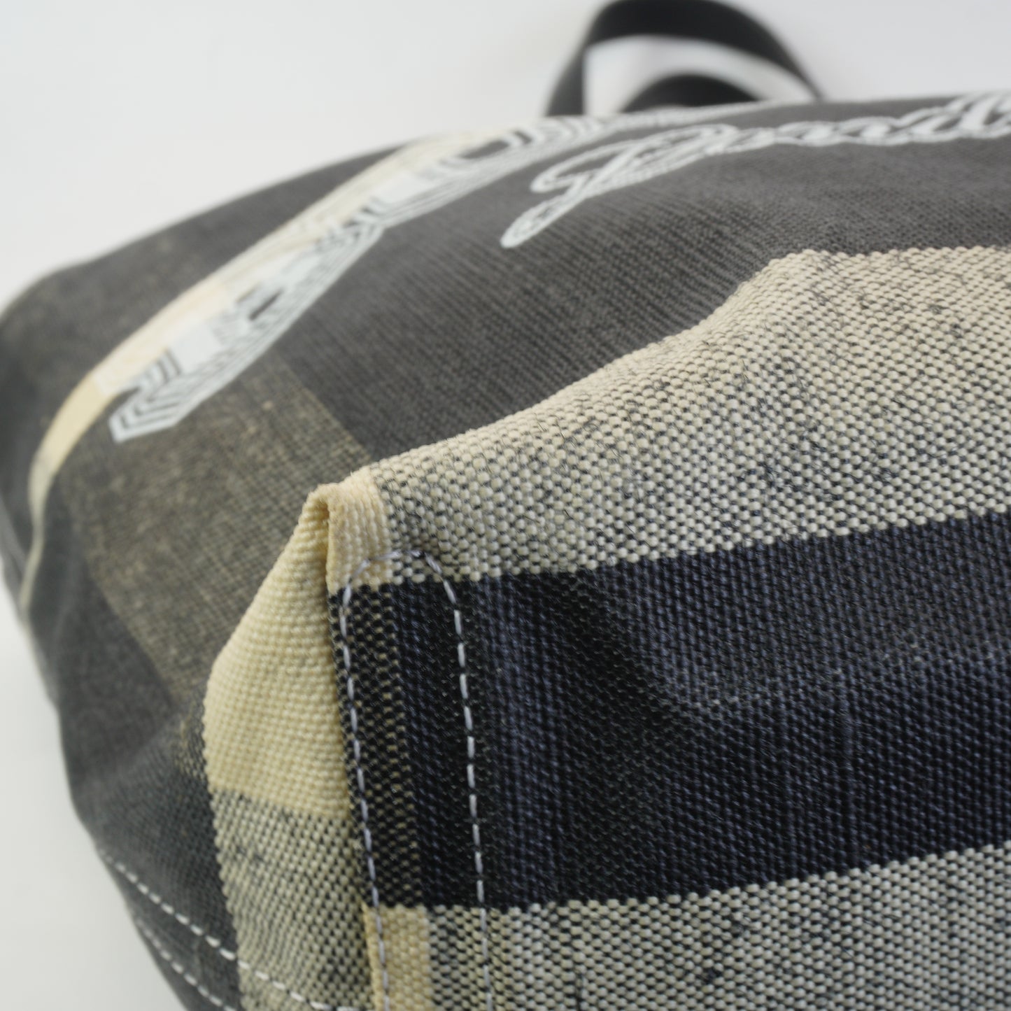 Burberry	Coated Canvas Tote Bag Large