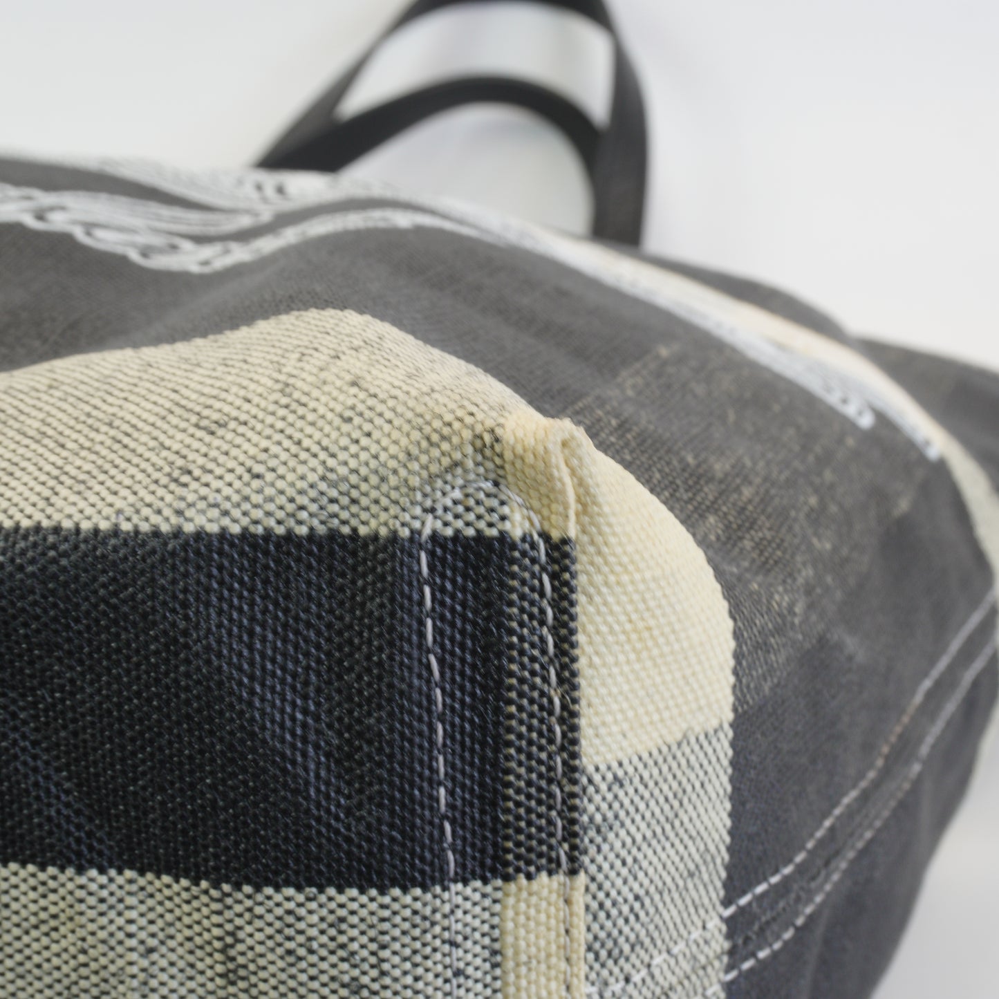 Burberry	Coated Canvas Tote Bag Large