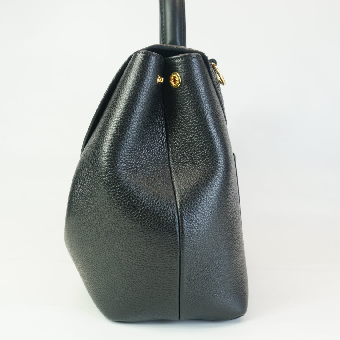 Polene Numero Un Crocodile Flap Black GHW Medium