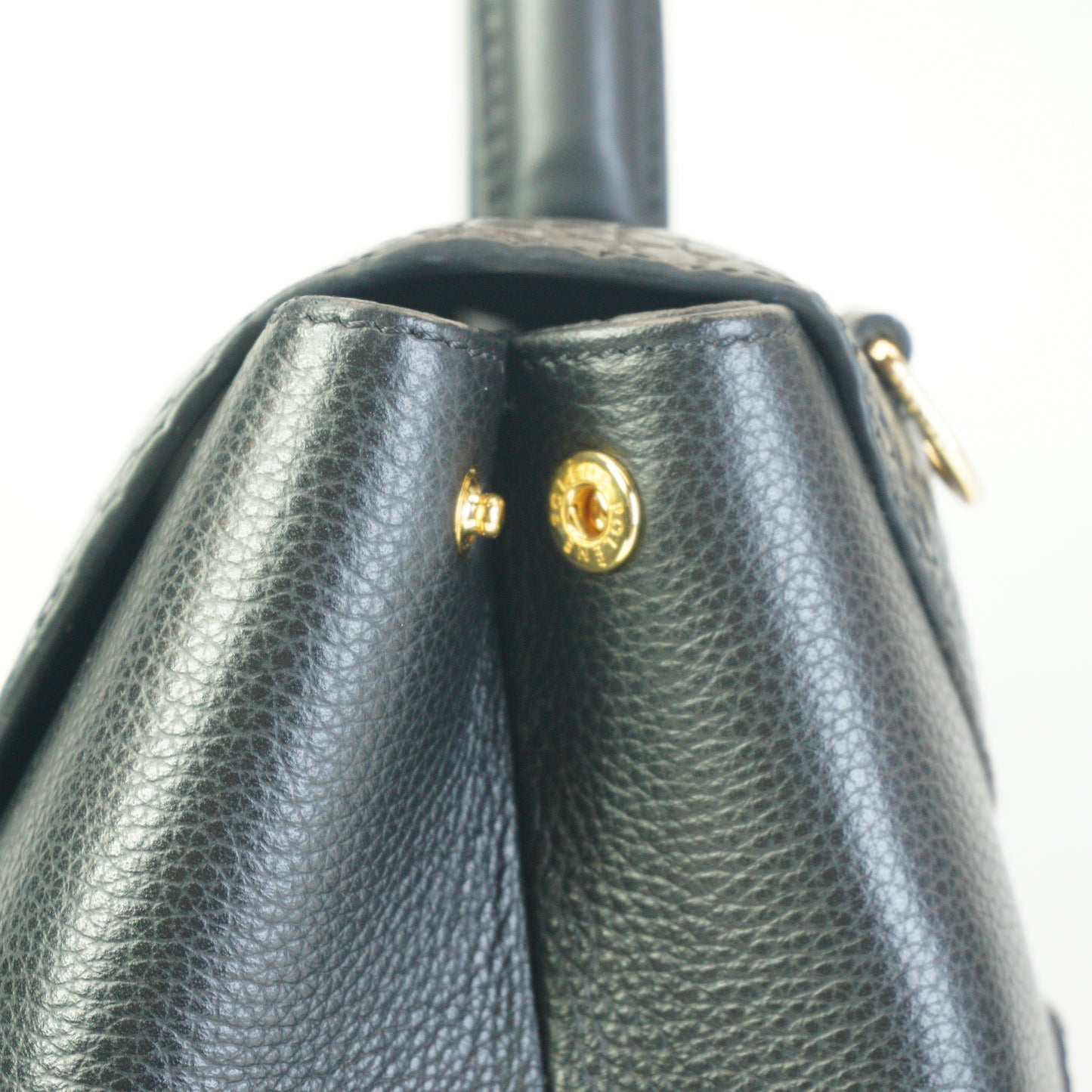 Polene Numero Un Crocodile Flap Black GHW Medium