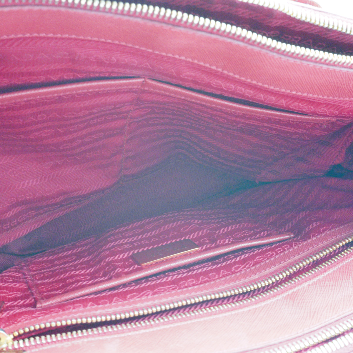 Prada Saffiano Lux Galleria Double Zip Tote Large