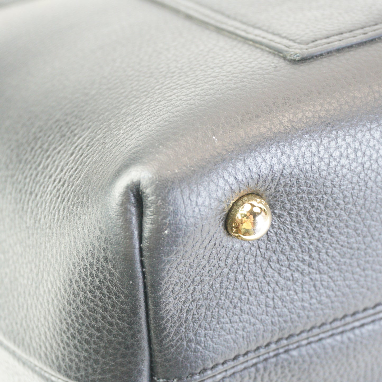 Polene Numero Un Crocodile Flap Black GHW Medium
